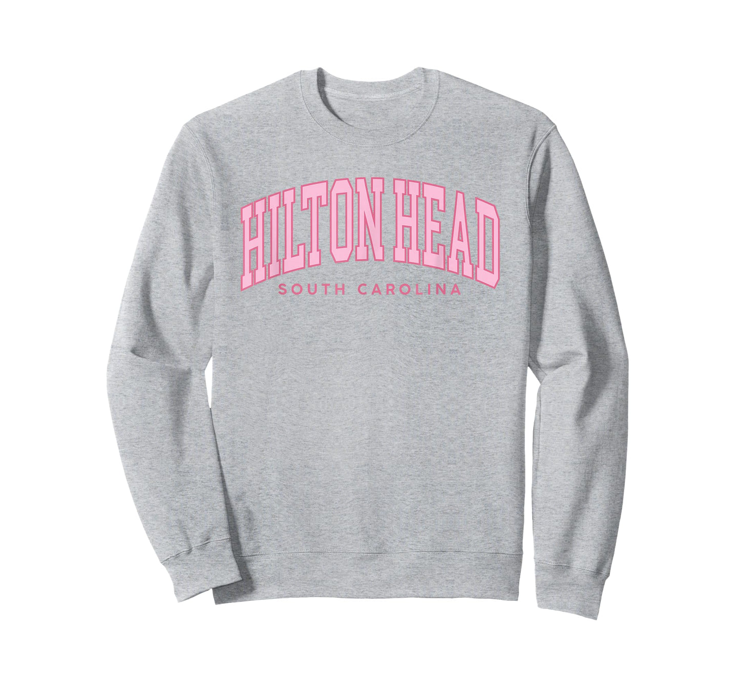 Hilton Head South Carolina Pink Retro Preppy Throwback Girls T-Shirt
