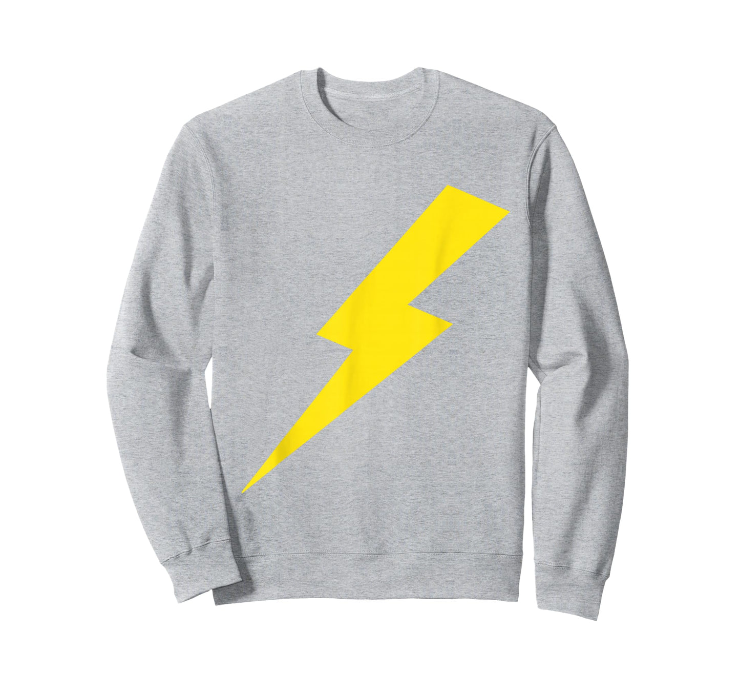 Cool Lightning Bolt Yellow Print Tee Shirt T-Shirt