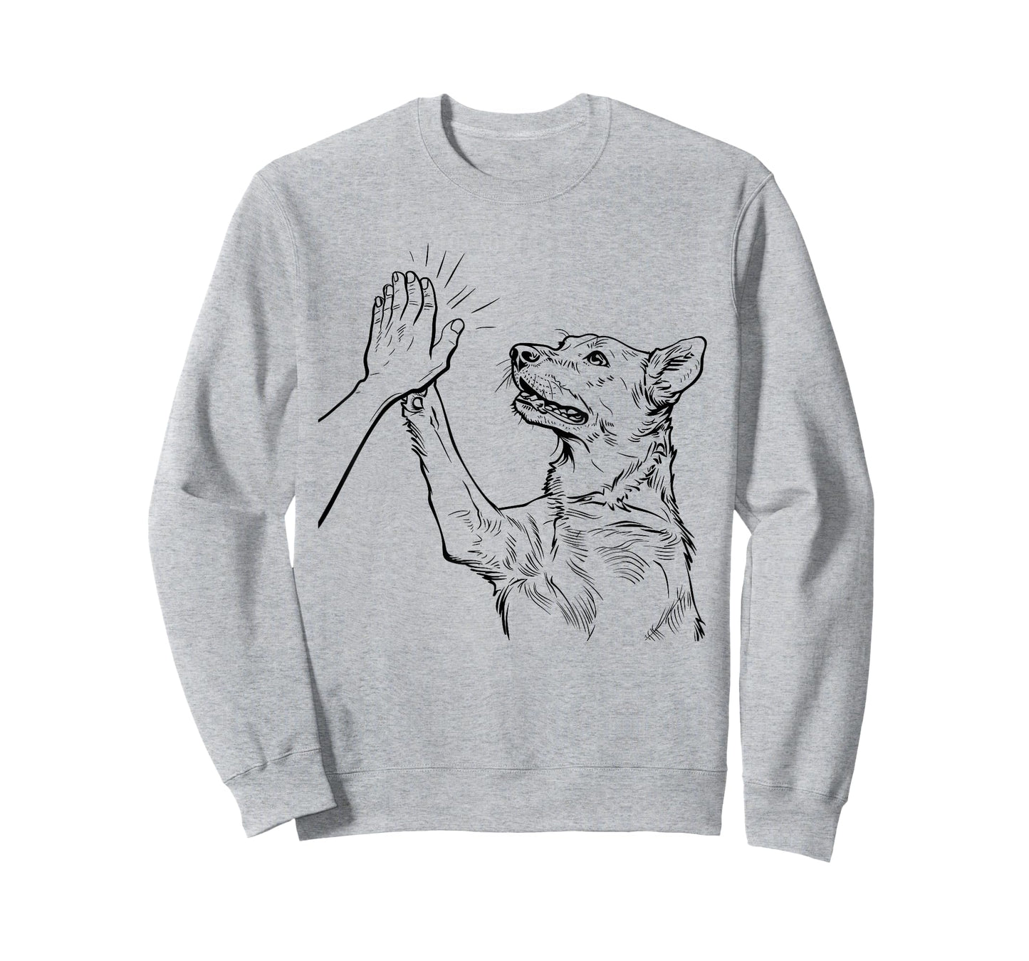 Funny Dog Dad Fathers Day Best Daddy Ever Hand T-Shirt for Men