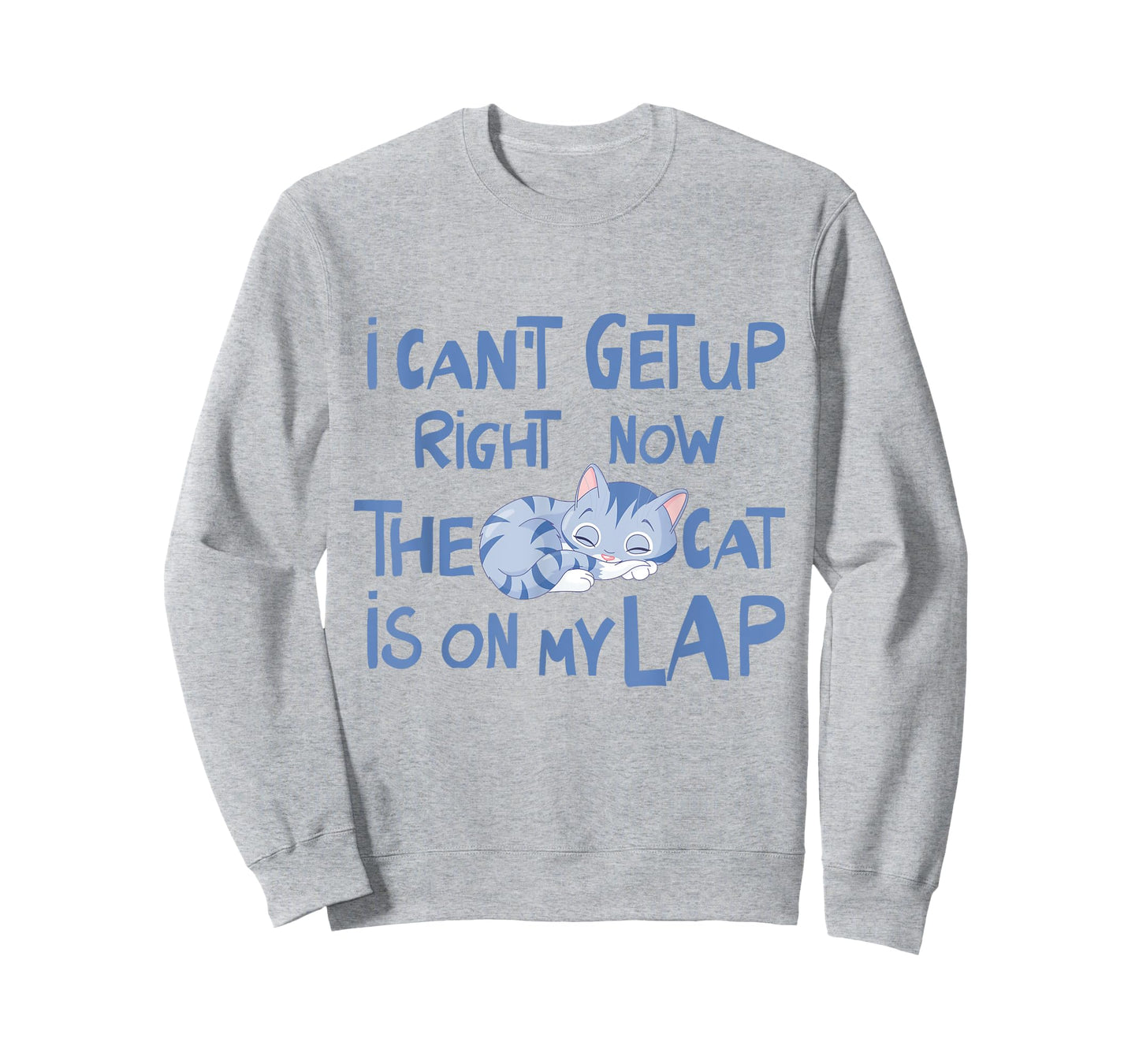 I Can't Get Up Right Now The Cat Is On My Lap Men Women T-Shirt