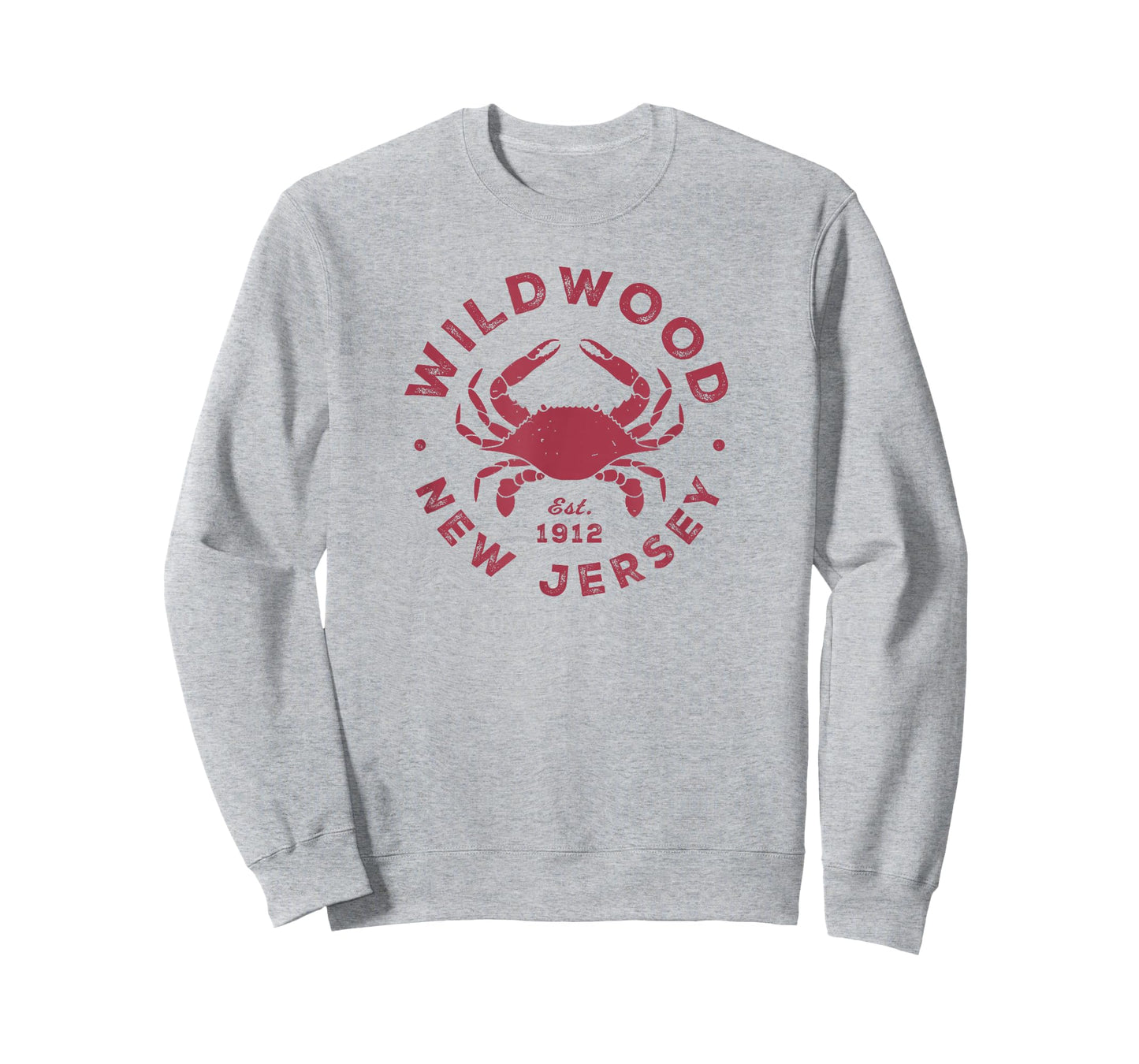 Vintage Wildwood New Jersey Atlantic Crab Beach Souvenir T-Shirt