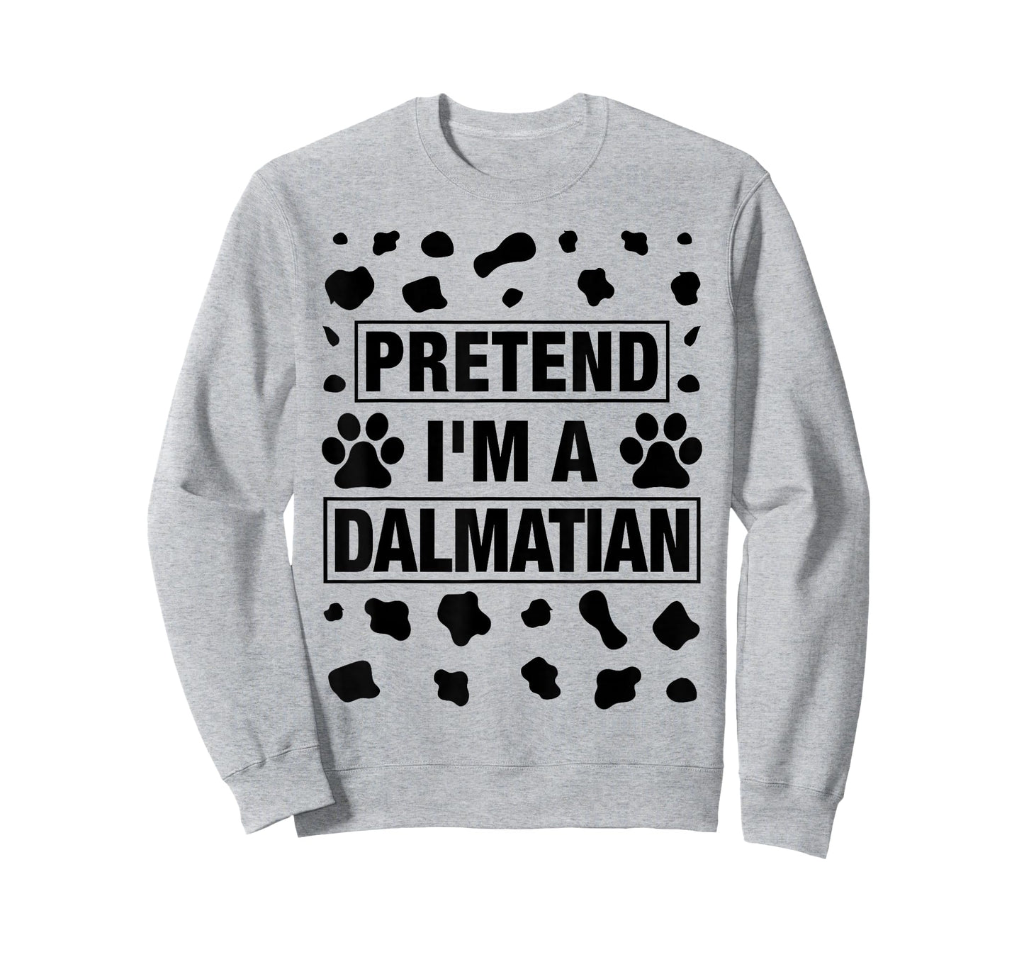 Funny Pretend I'm a Dalmatian Dog Lazy Halloween DIY Costume T-Shirt