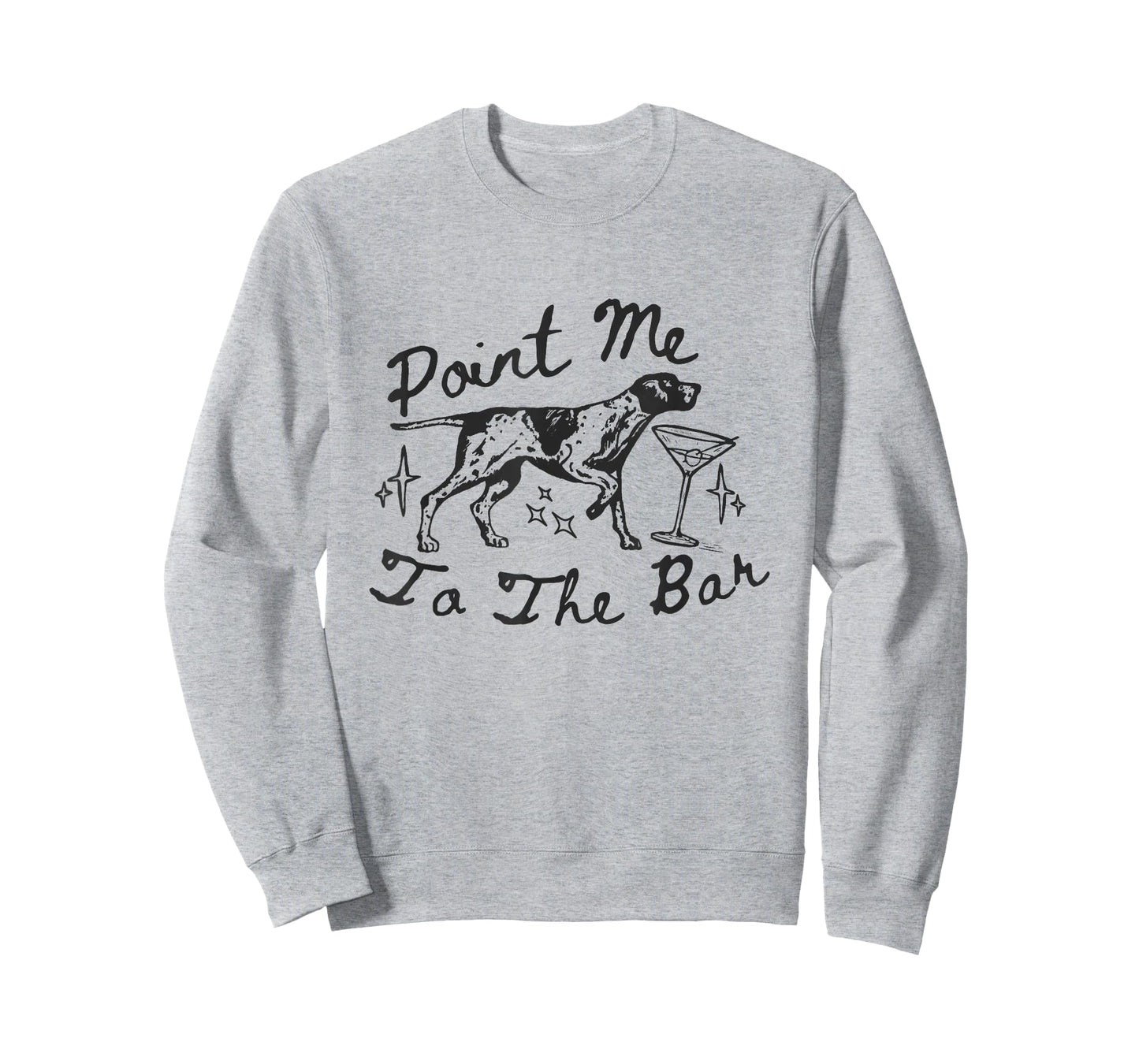 Point me to Bar Funny Shorthaired Dog Martini Cocktail T-Shirt