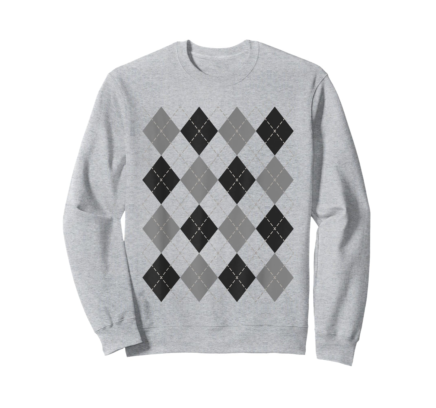 Argyle Shirt 1950s Rockabilly Sock Hop Clothing Women Men