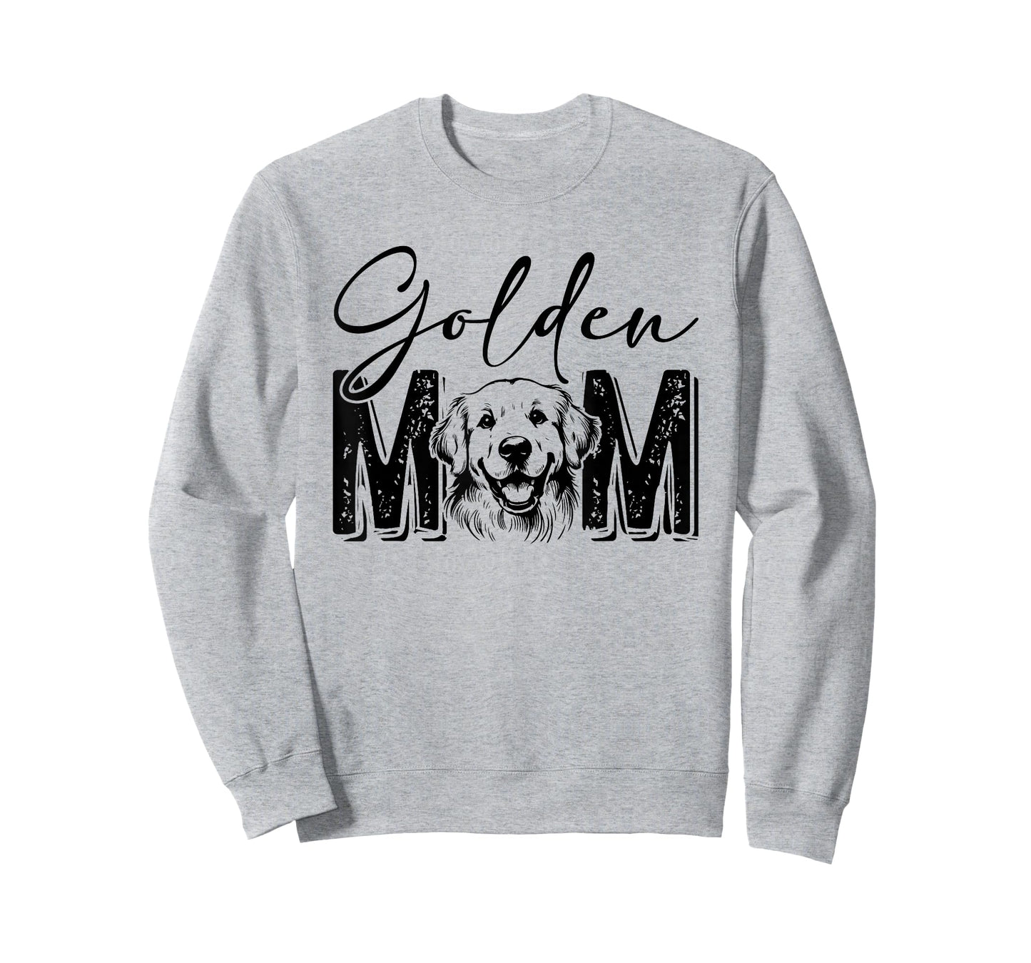 Golden Mom Golden Retriever Lover Dog Mama Funny Retro T-Shirt