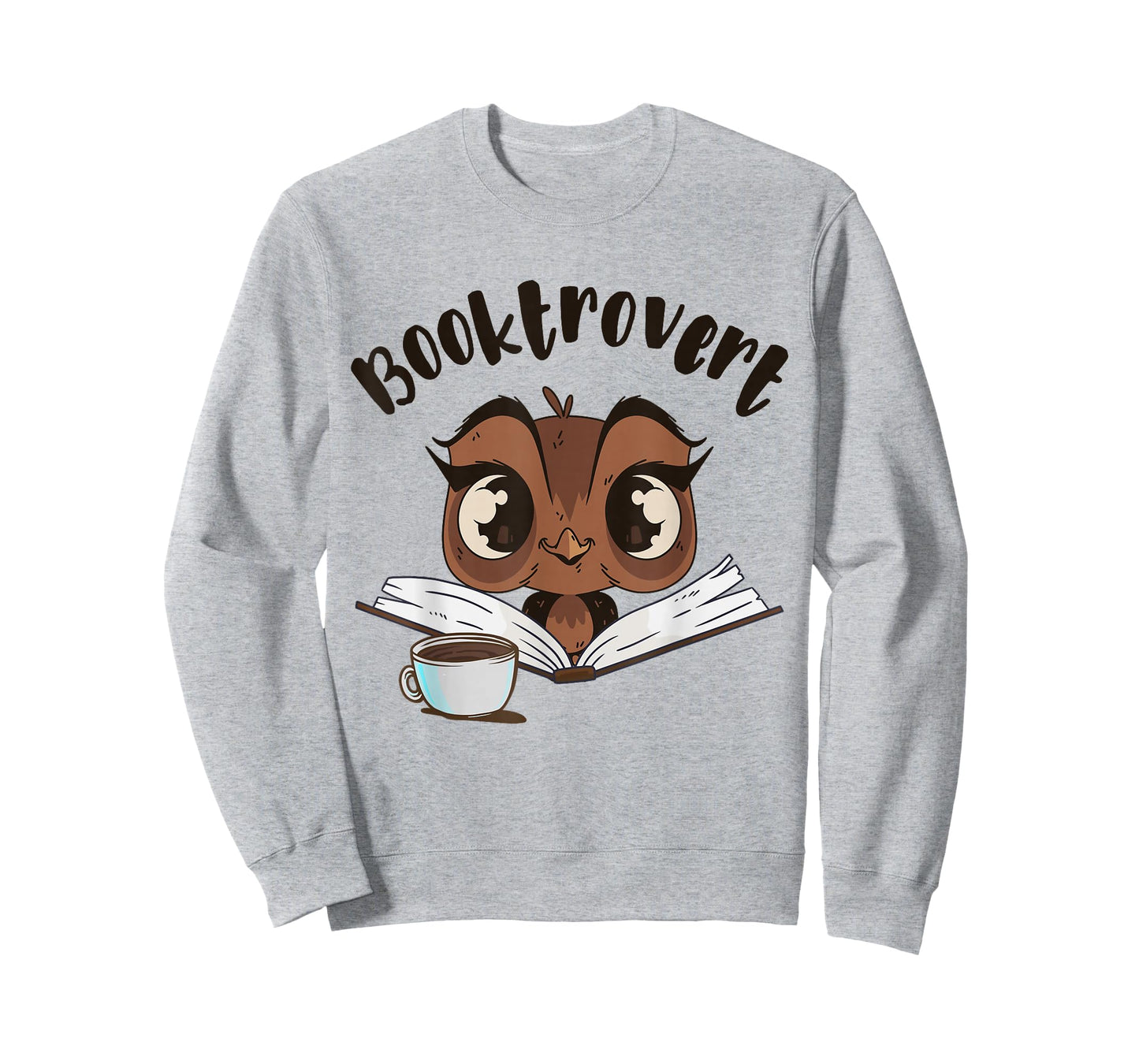 Booktrovert owl with Book and Coffee T-Shirt