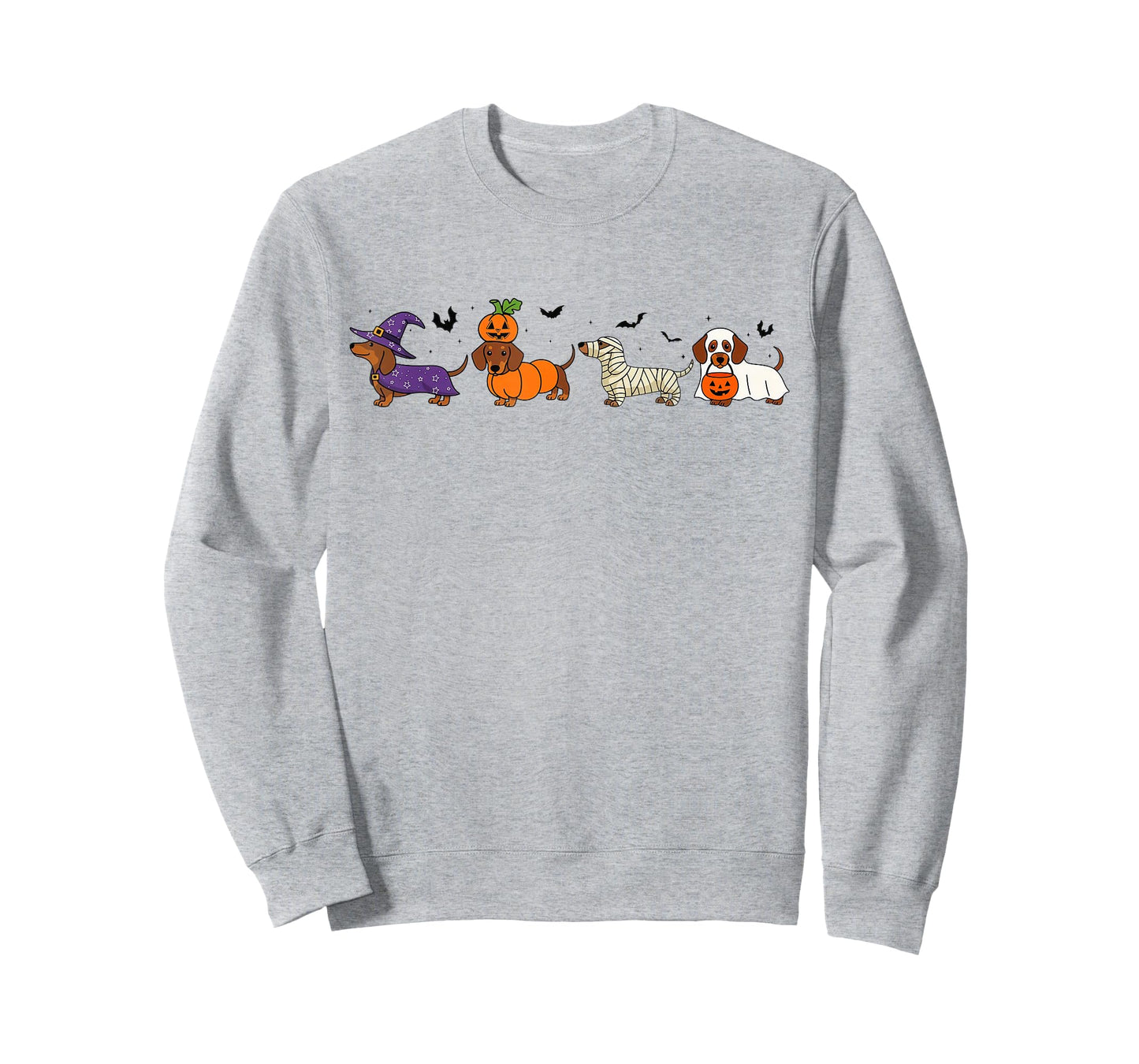 Weiner Dog Witch Happy Halloweenie Cute Halloween Dachshund T-Shirt