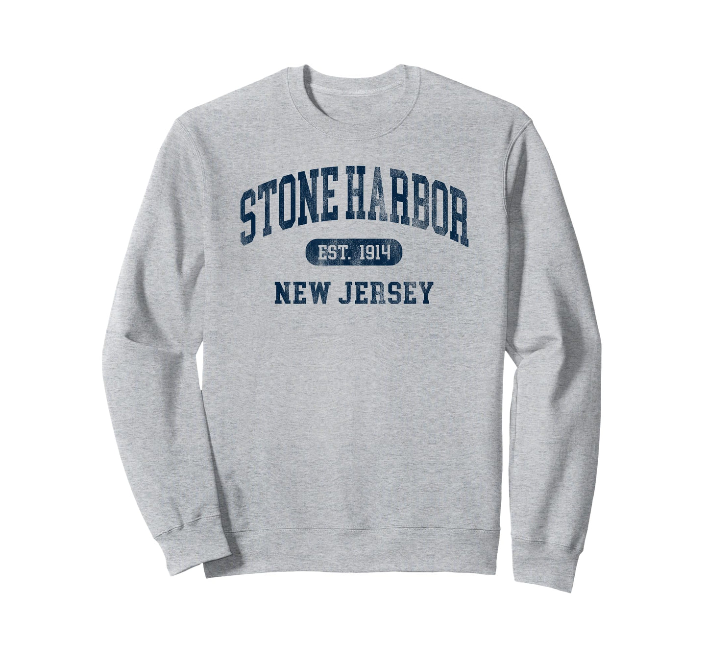 Stone Harbor New Jersey Retro Preppy Throwback Mens T-Shirt