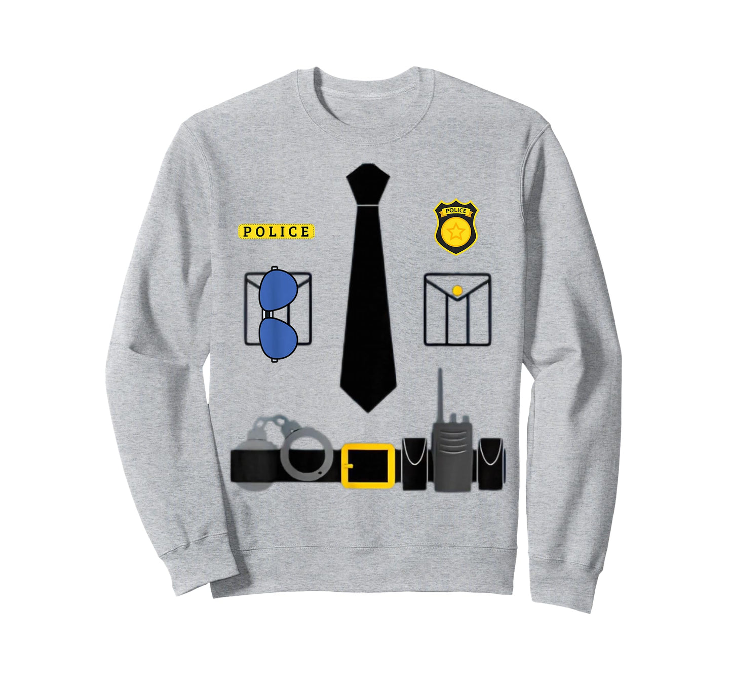 Halloween Policeman Costume Halloween Police Officer Costume T-Shirt