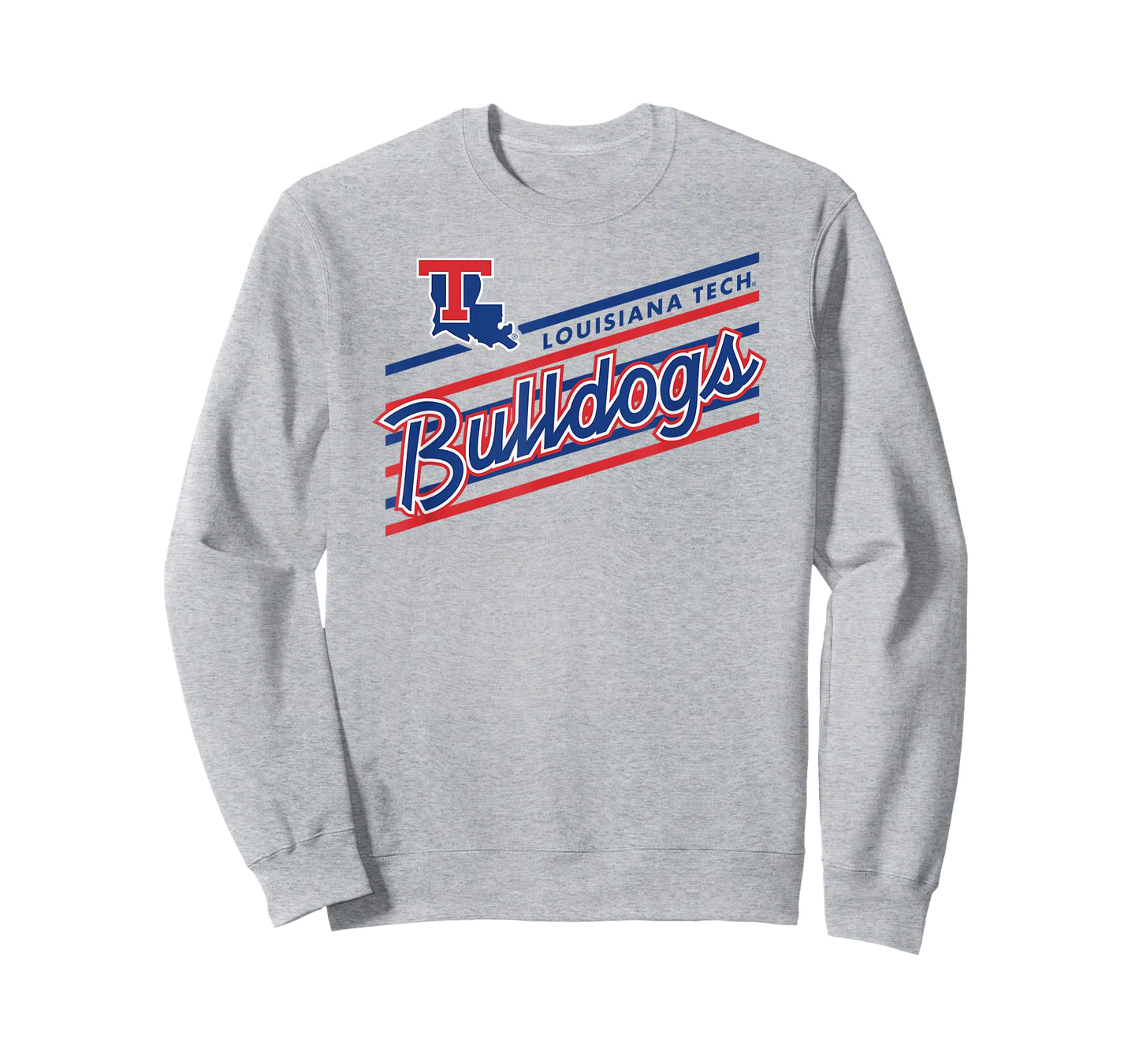 Louisiana Tech Bulldogs Retro Performer Gray T-Shirt