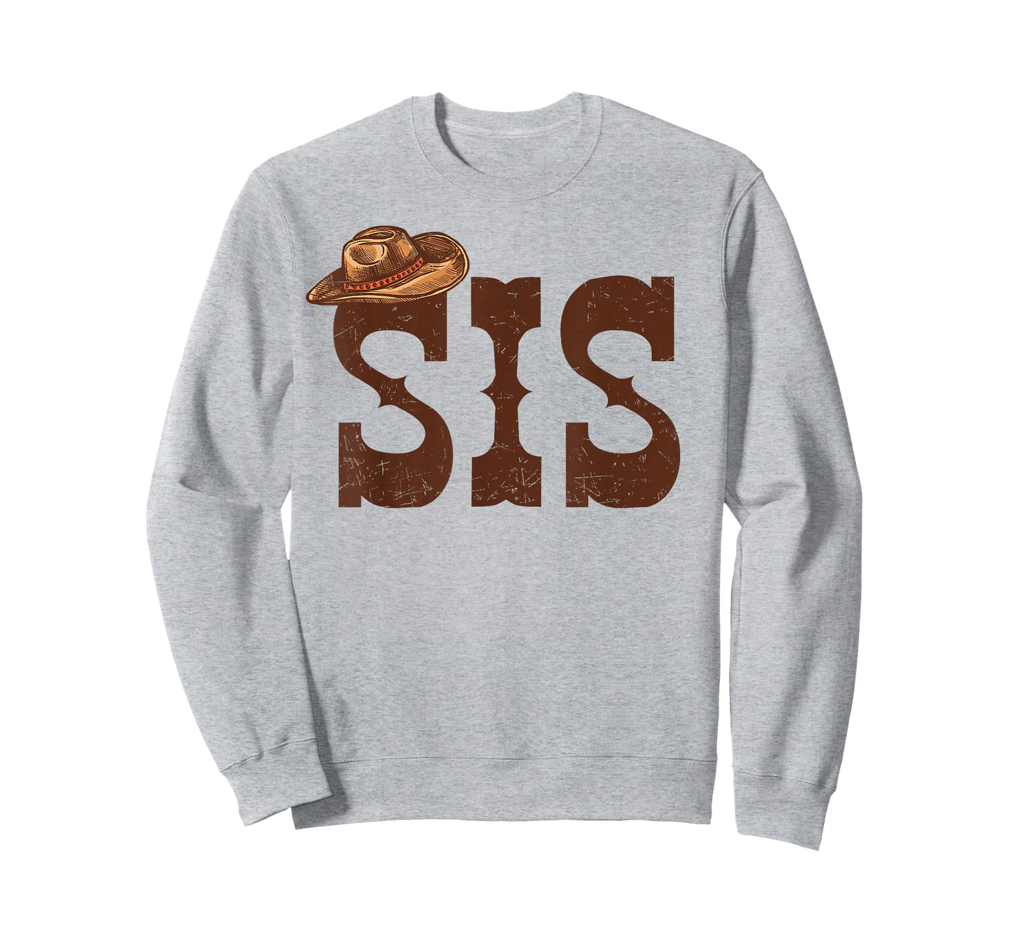 Sis Sister Western Family Matching Birthday Cowboy Cowgirl T-Shirt