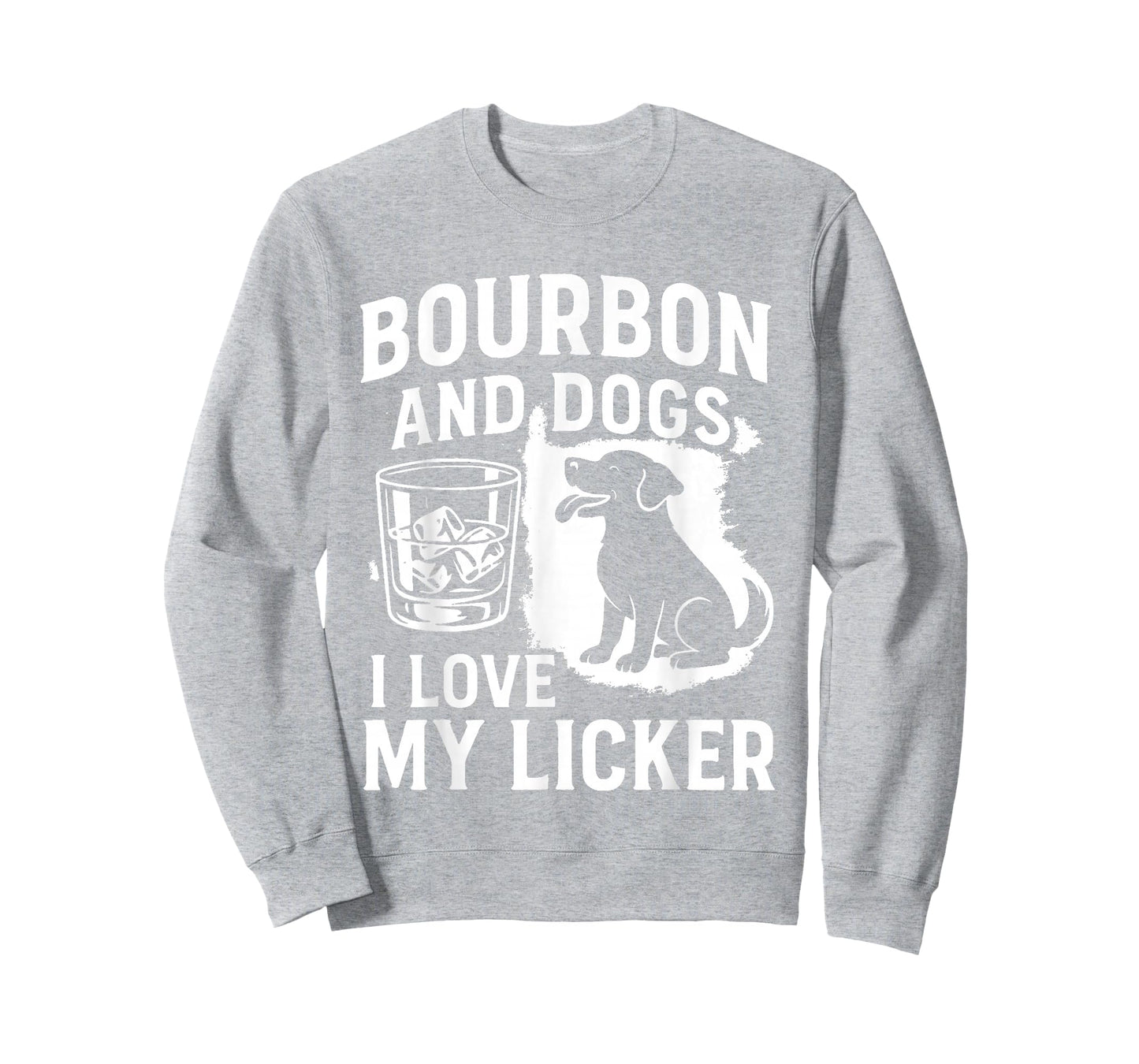 Bourbon and Dogs Funny Drinking Humor I Love My Licker Pet T-Shirt