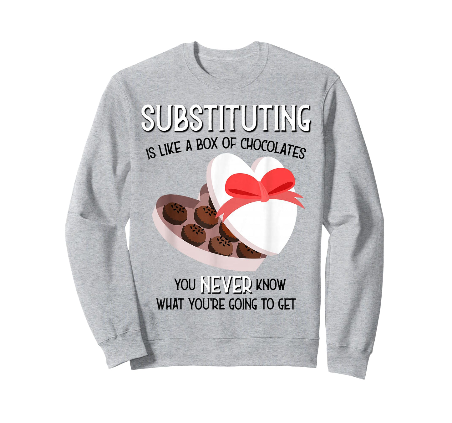 Substitute School Teacher T shirt Valentine s Day Gift T-Shirt for Men Women
