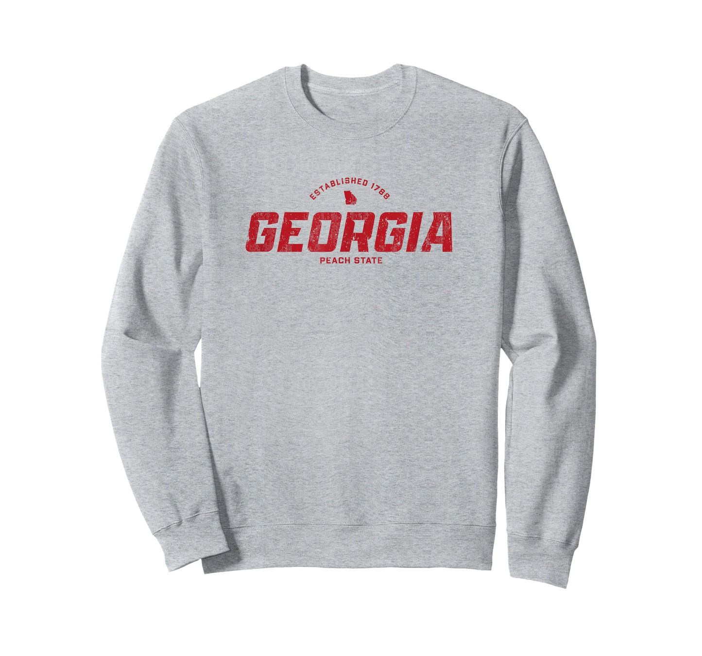 Georgia GA Vintage Athletic Red Sports Logo T-Shirt