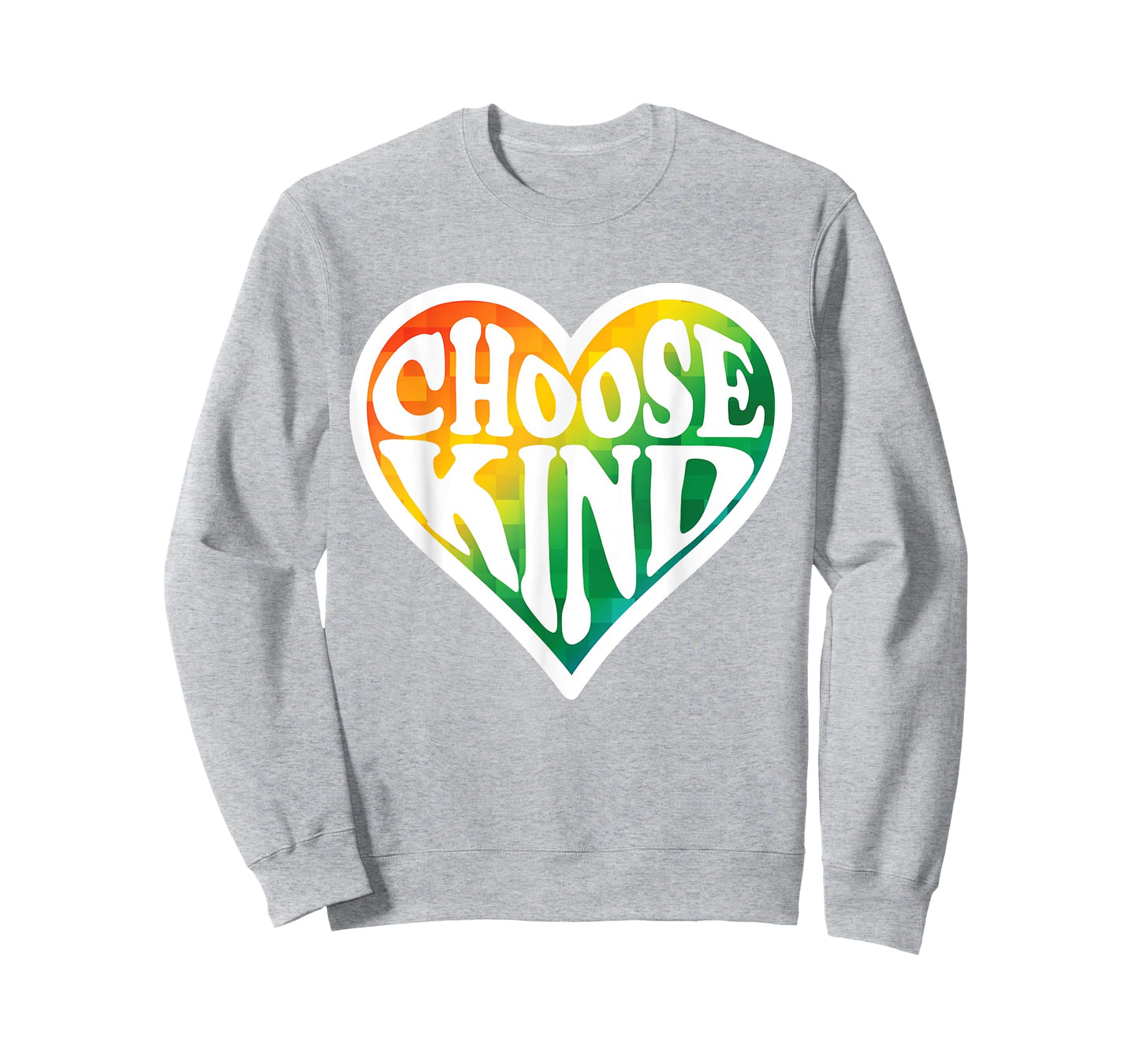 Rainbow Heart Teacher Choose Kind T-Shirt Gifts Women Kids T-Shirt