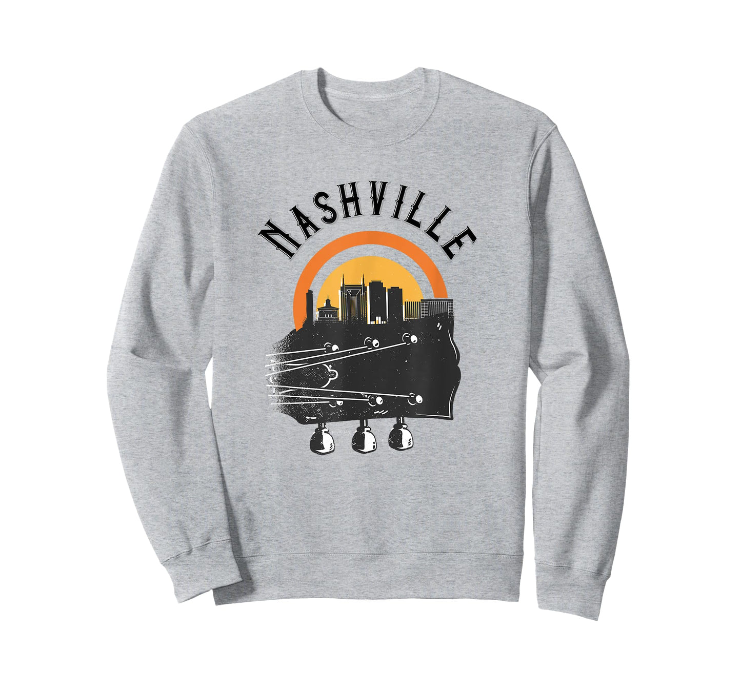 Nashville Cute / Love Country Music Guitar City Skyline T-Shirt