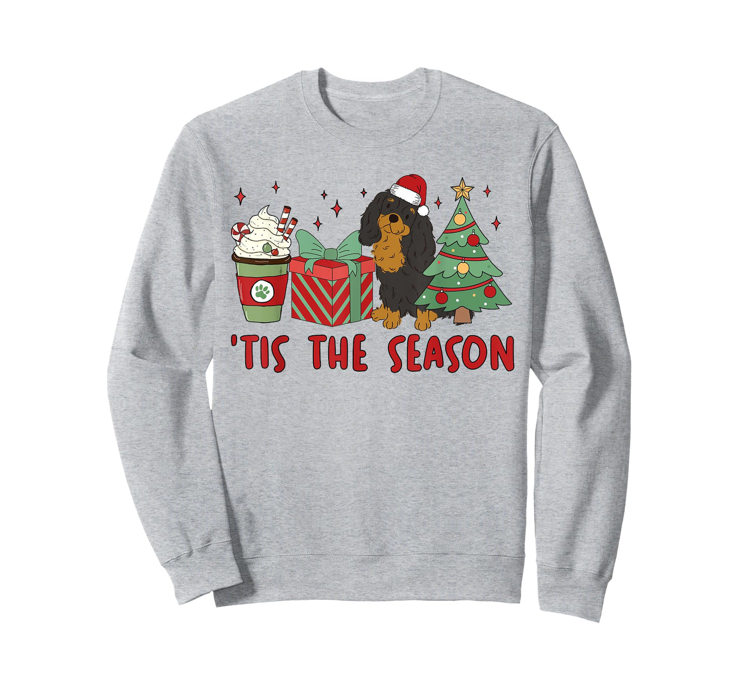 Cavalier King Charles Spaniel Christmas Tis The Season Dog T-Shirt