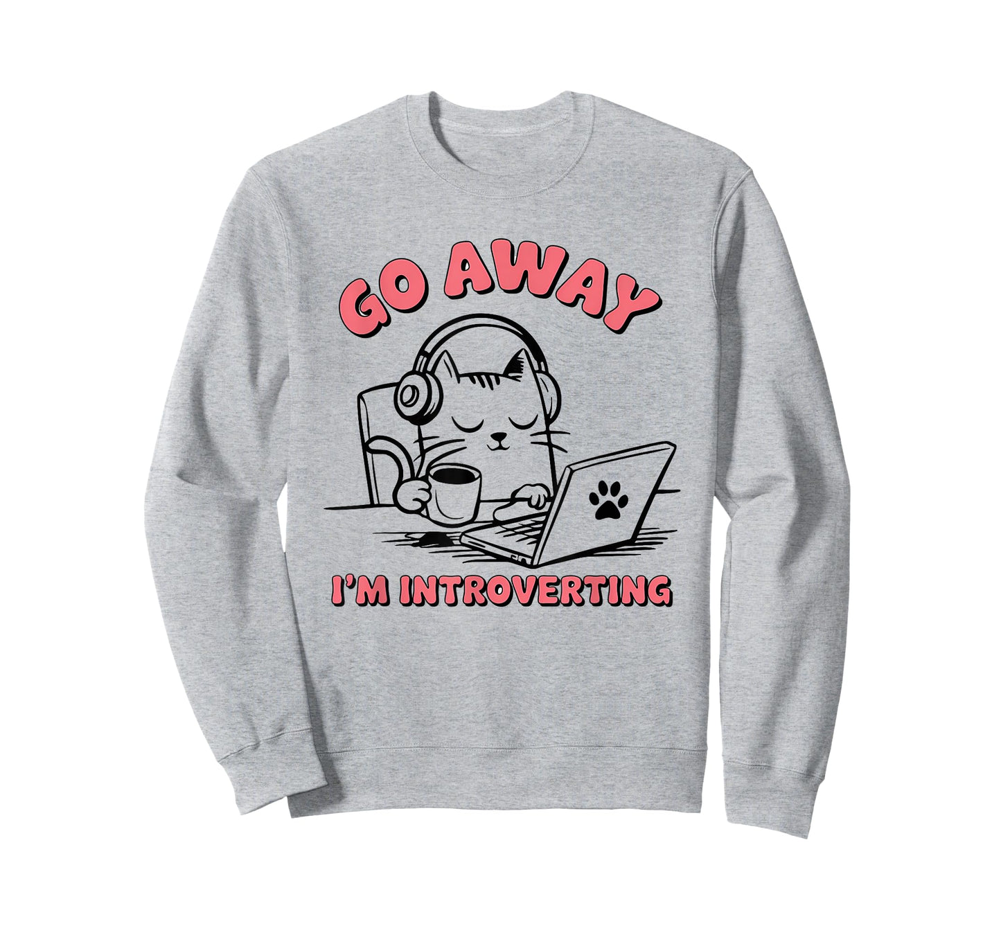 Go Away I´m Introverting Stay Home Socially Awkward T-Shirt