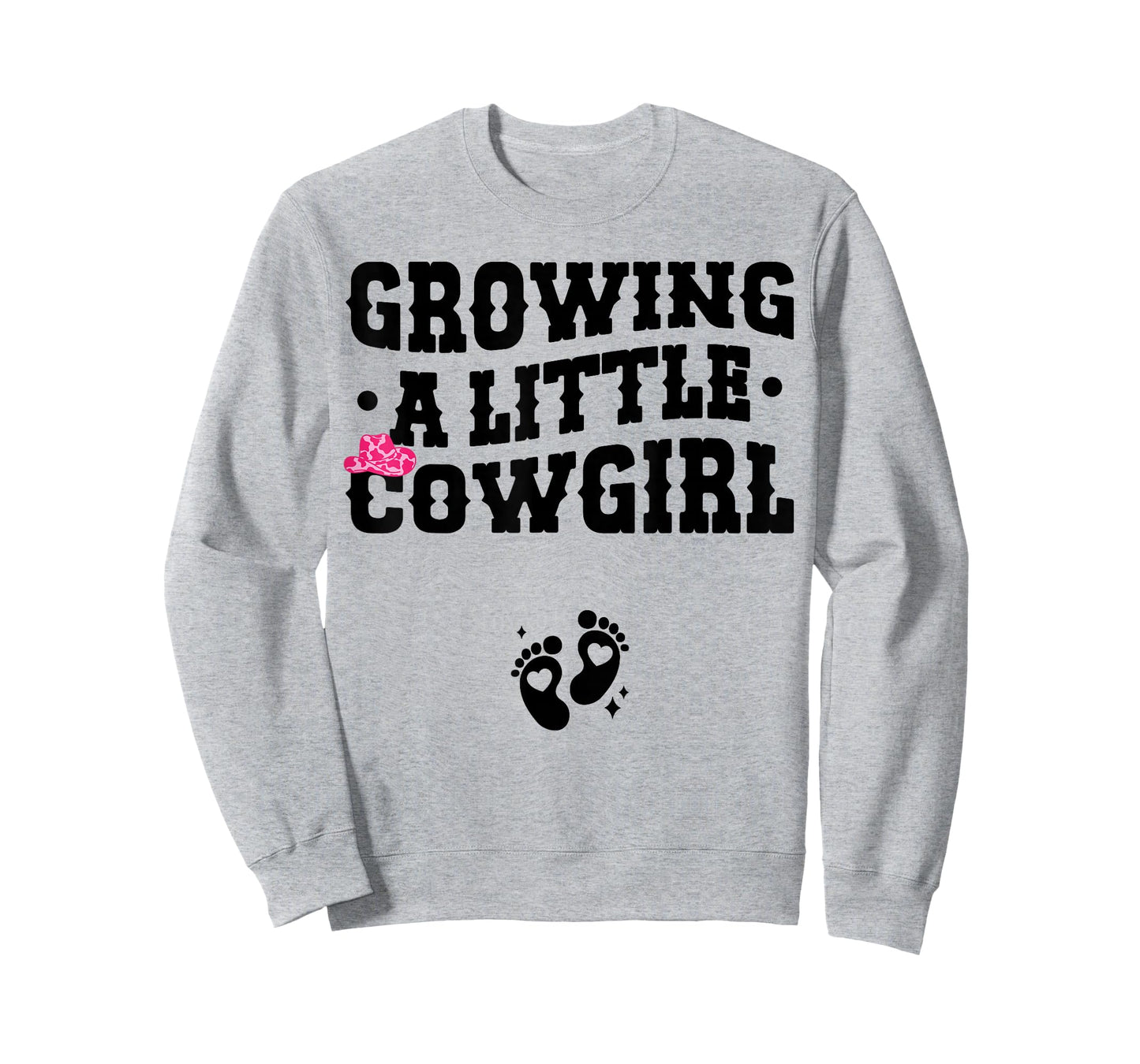 Growing a Little Cowgirl - Country Pregnancy Announcement T-Shirt