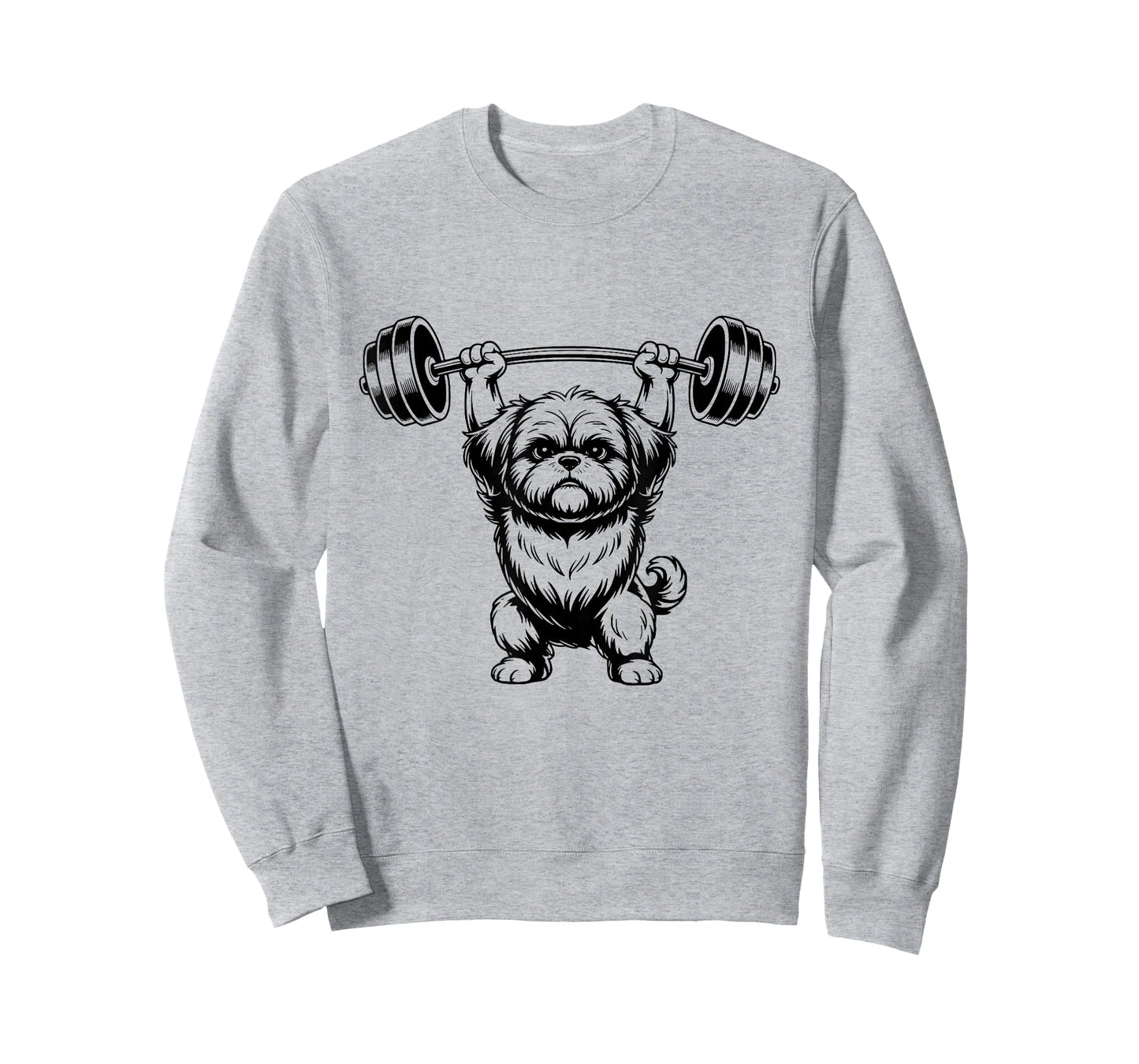 Shih Tzu Gym Funny Dog Dad Mom Graphic Shihtzu Owners T-Shirt