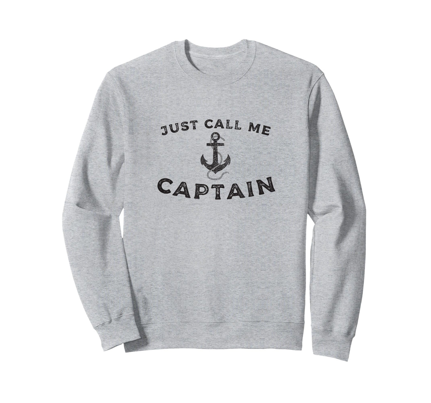 Captain, Boat Pontoon Sailor Anchor Graphic T-Shirt