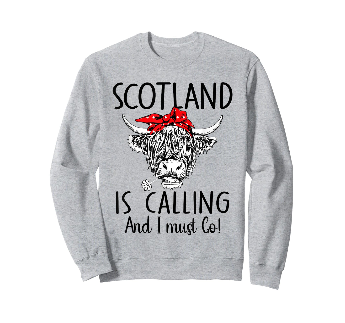 Scotland Highland Cow Scotland is Calling and I must Go T-Shirt
