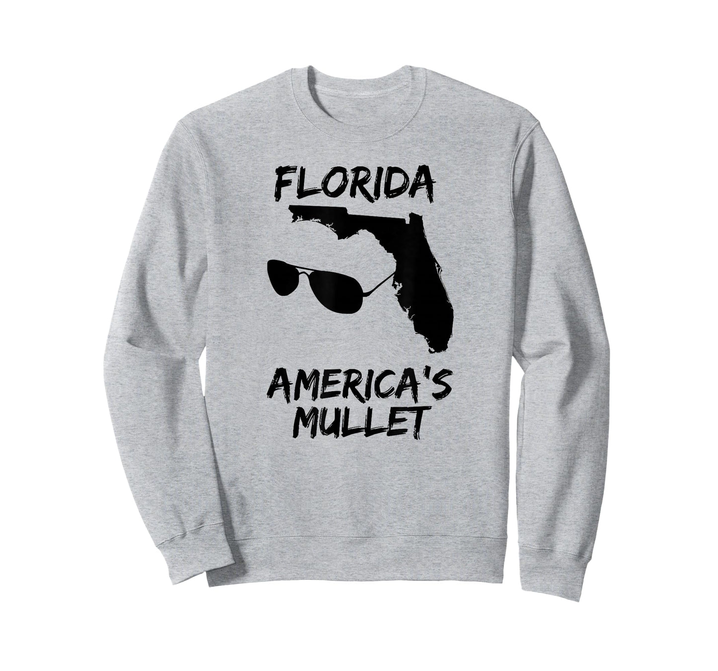 Florida America's Mullet Funny Patriotic American Funny Joke T-Shirt