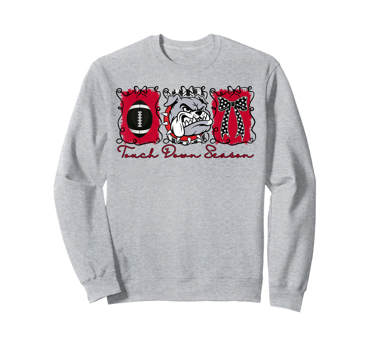 Bulldogs Football Game Day School Mascot Team Spirit T-Shirt