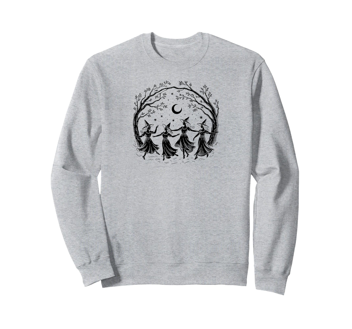 Four Witches Halloween Vintage Witchy Vibes for Women T-Shirt
