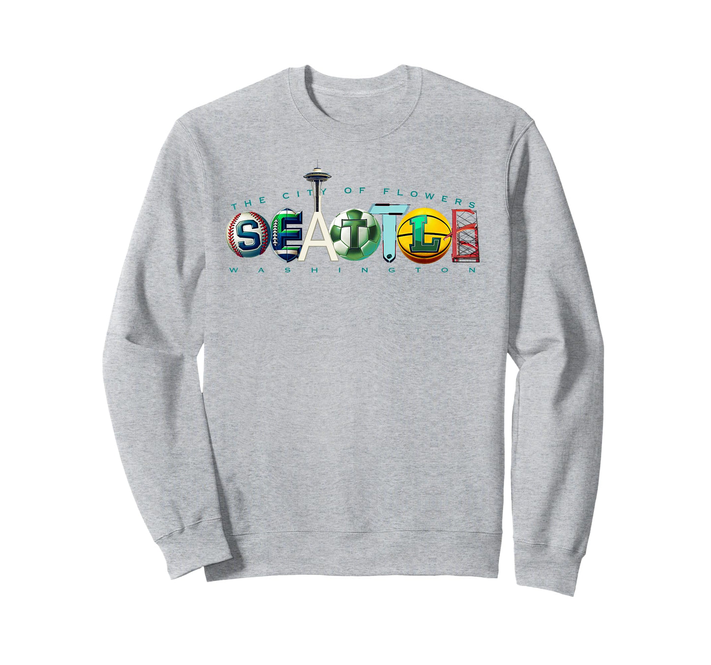 Seattle Team Fan The City Of Flowers And Washington Proud T-Shirt