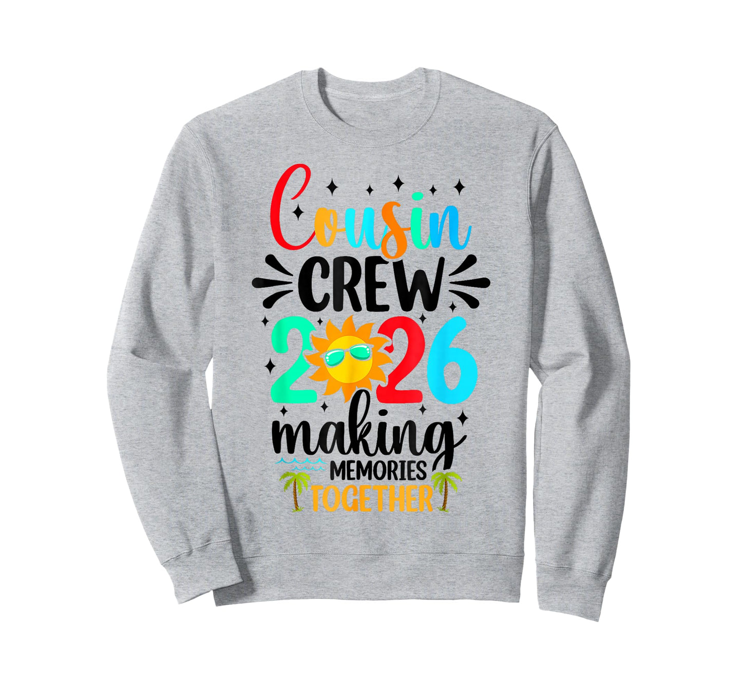 Cousin Crew 2026 Summer Vacation Beach Family Trips Matching T-Shirt