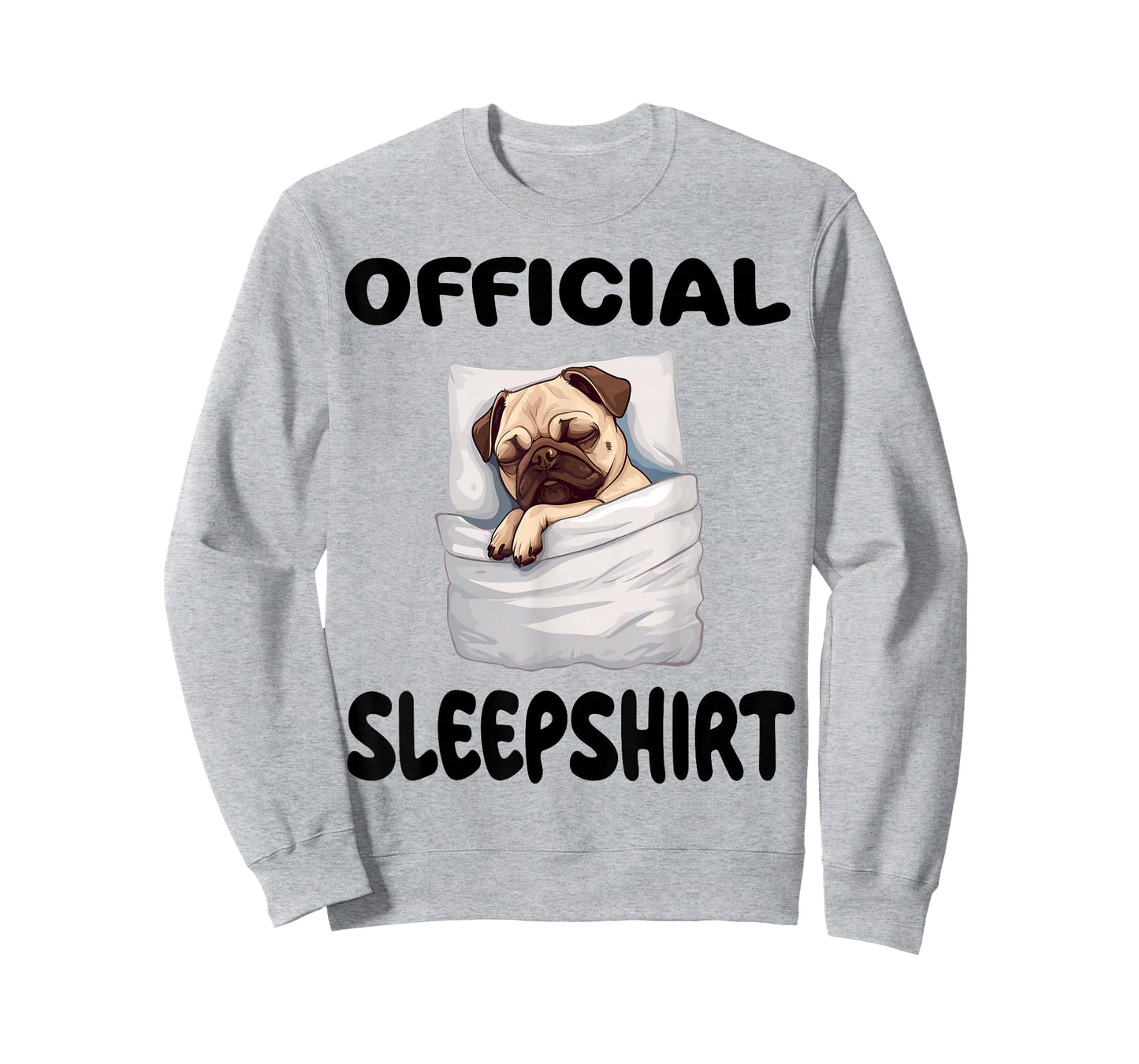 Pug Puggy Dog Official Sleepshirt Pajamas Nightgown T-Shirt
