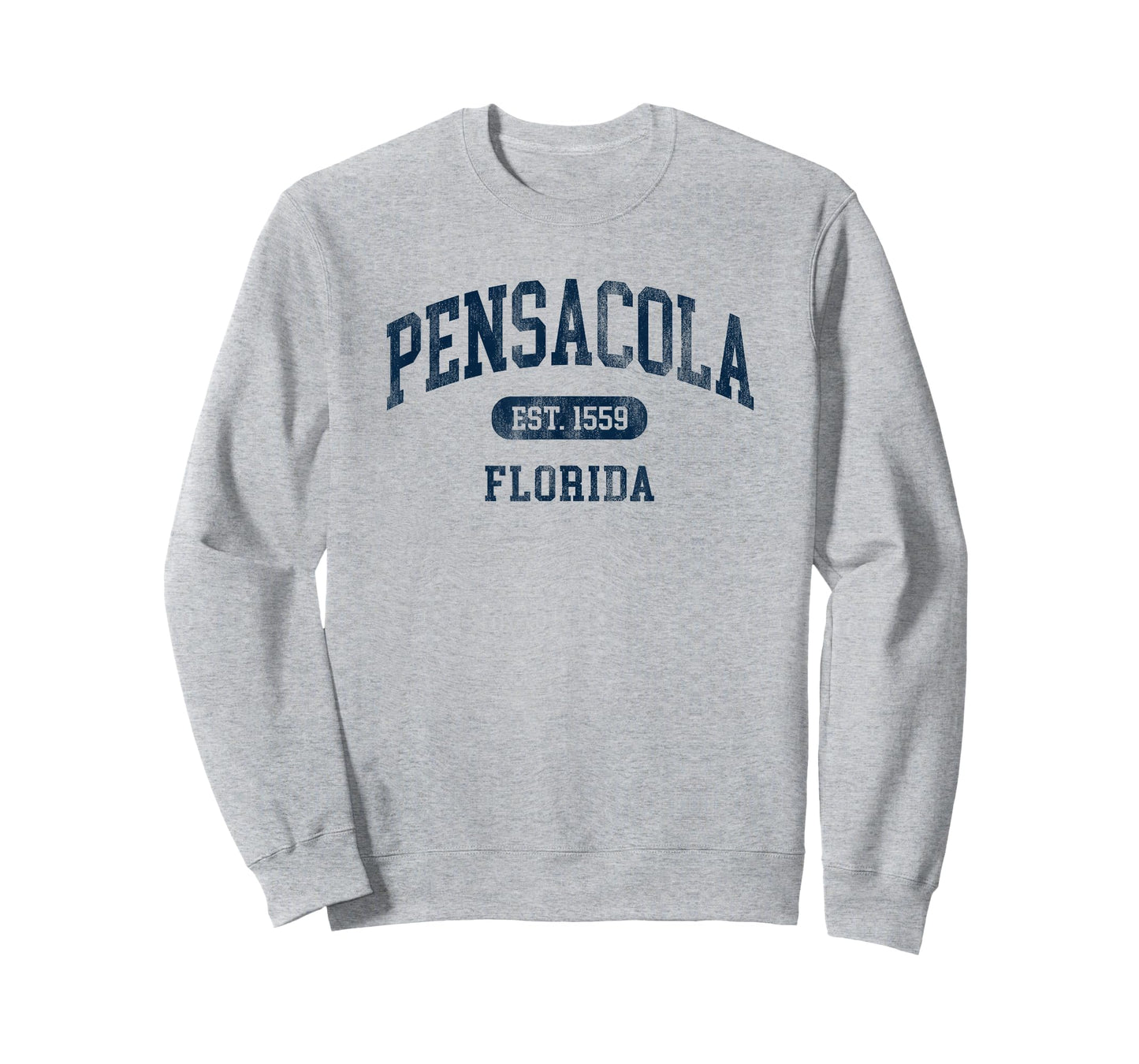 Vintage Pensacola FL Est 1559 Retro Preppy Throwback Mens T-Shirt
