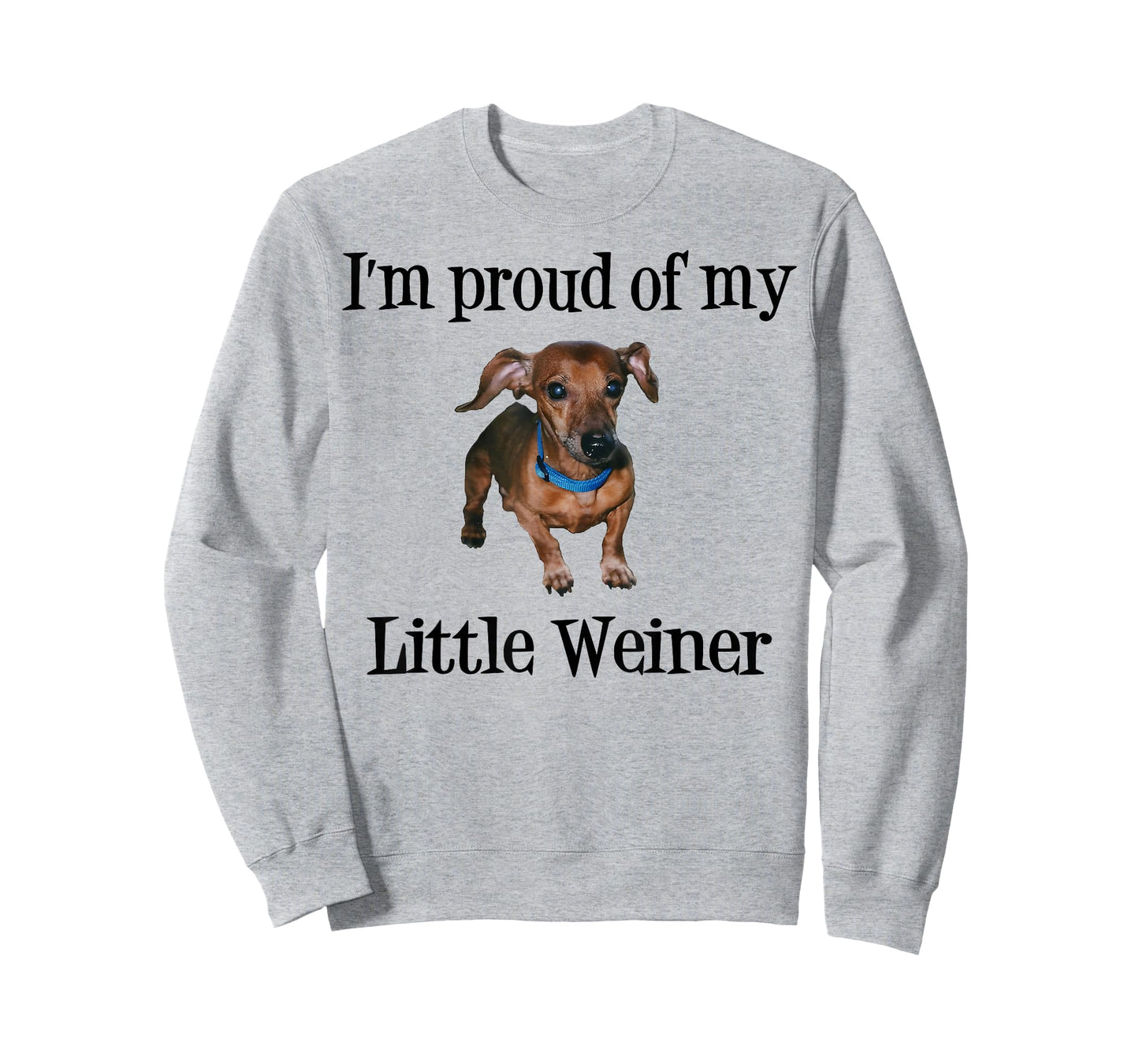 I'm Proud of My Little Weiner Funny Dog Lover Animal Lover T-Shirt