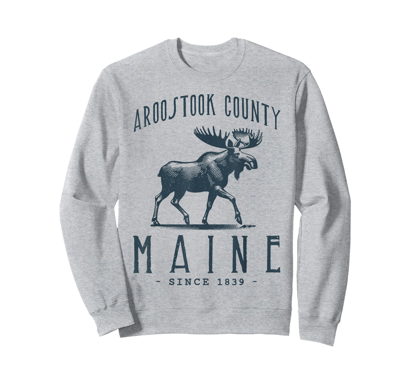 AROOSTOOK COUNTY, MAINE. MOOSE VINTAGE DESIGN T-Shirt
