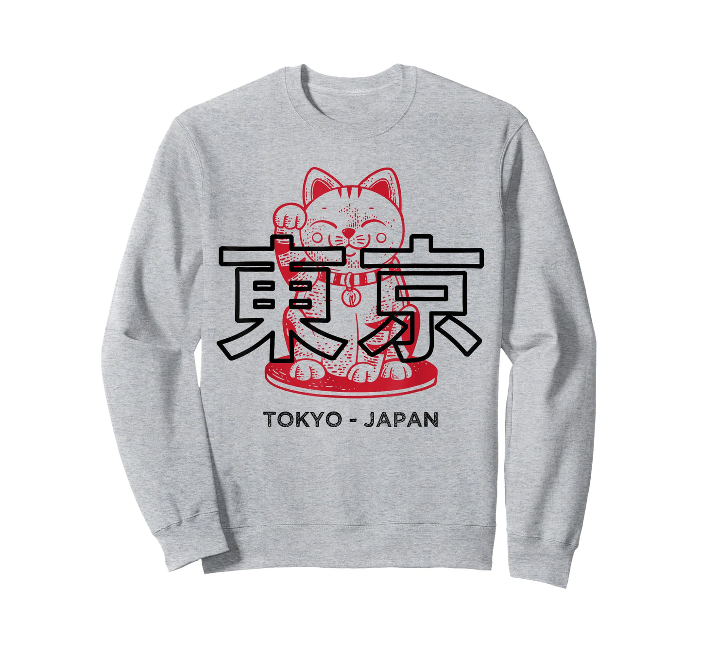 Maneki Neko Shirt Japanese Lucky Cat Anime Tokyo Japan T-Shirt