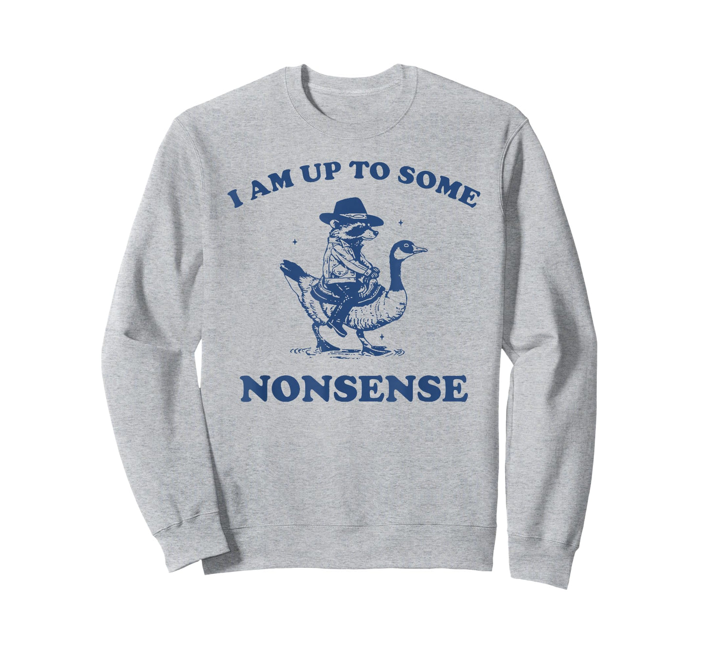 I Am Up To Some Nonsense Funny Goose Raccoon Sarcasm Saying T-Shirt