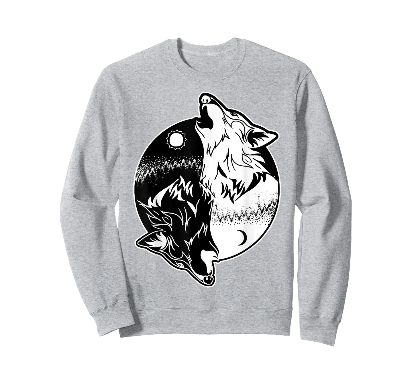 Wolf Yin Yang Shirt Yin Yang Shirt Skoll Wolf Shirt T-Shirt