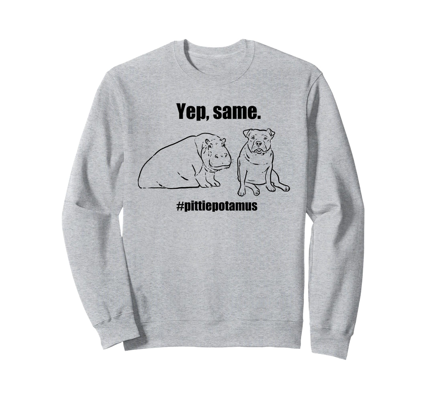 Original Sock Dogs, Pittiepotamus, Funny Pitbull, Pittie Lovers Unisex-Adult T-Shirt