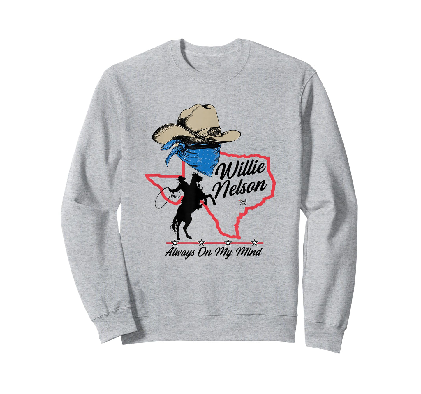 Official Willie Nelson Always On My Mind Black T-Shirt
