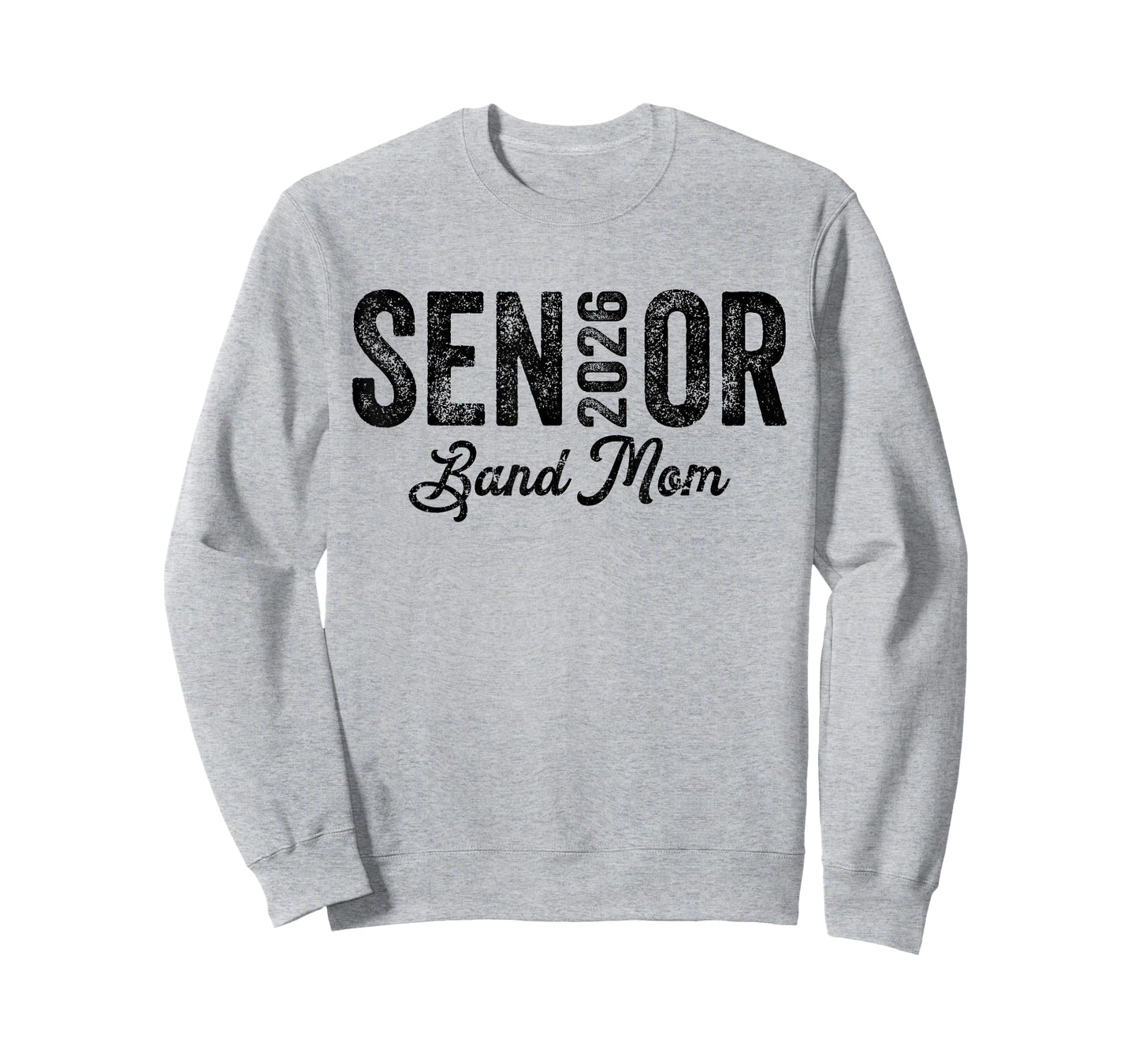 Retro Senior Band Mom 2026 Marching Band Mom Class of 2026 T-Shirt