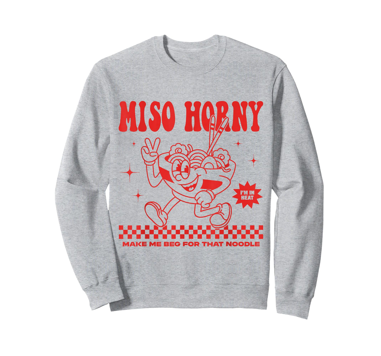 Miso Horny Ramen Graphic Funny Japanese Noodle T-Shirt
