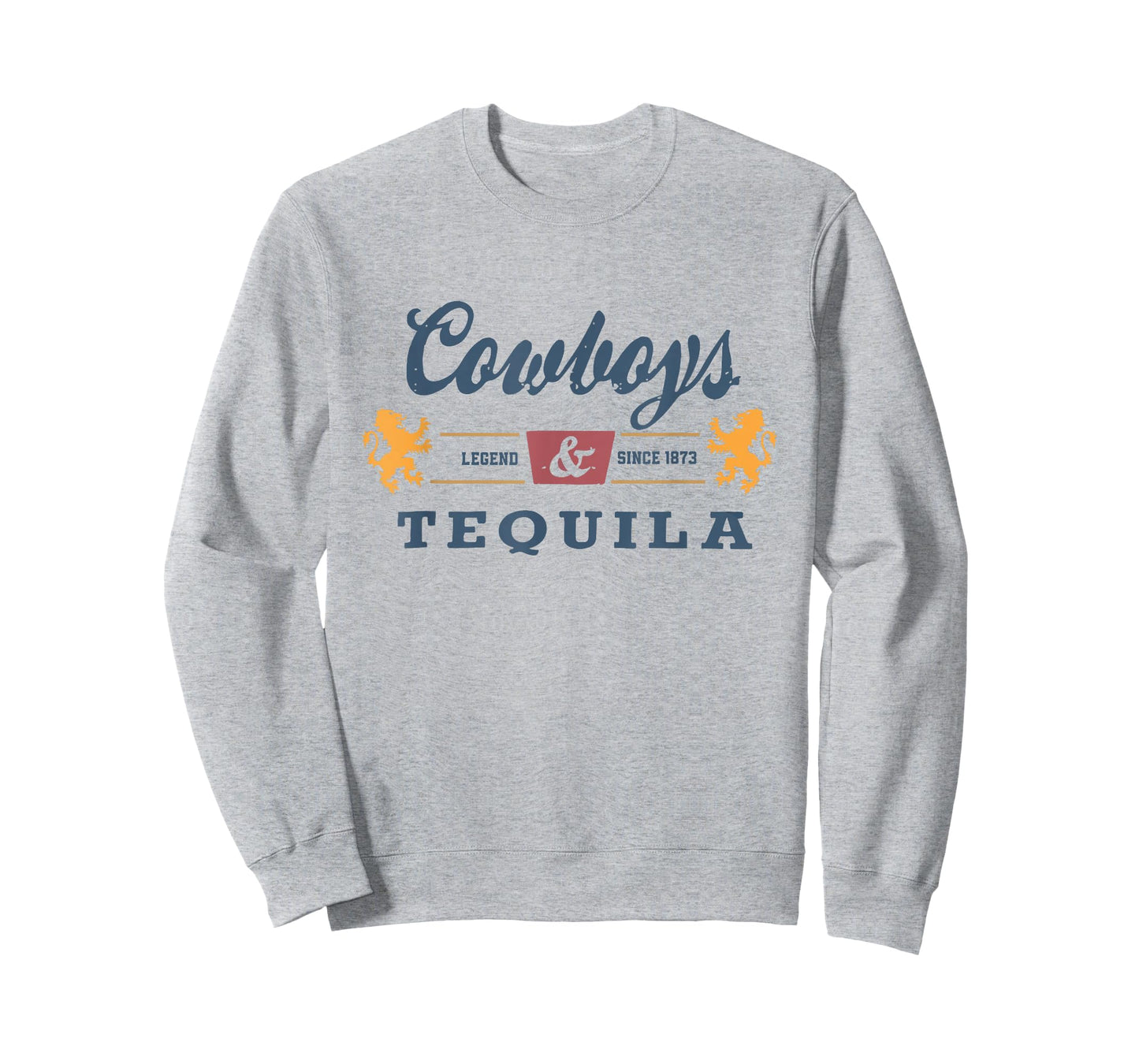Vintage Cowboys And Tequila Western Funny Tequila Drinking T-Shirt