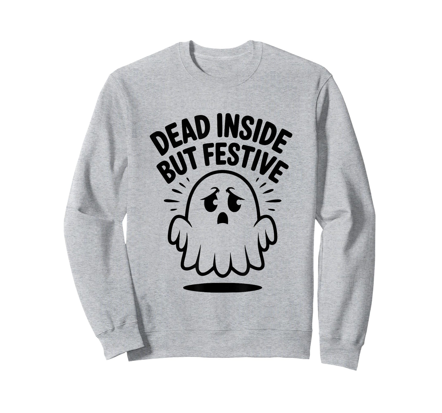 Dead Inside But Festive Ghost Halloween Introvert T-Shirt
