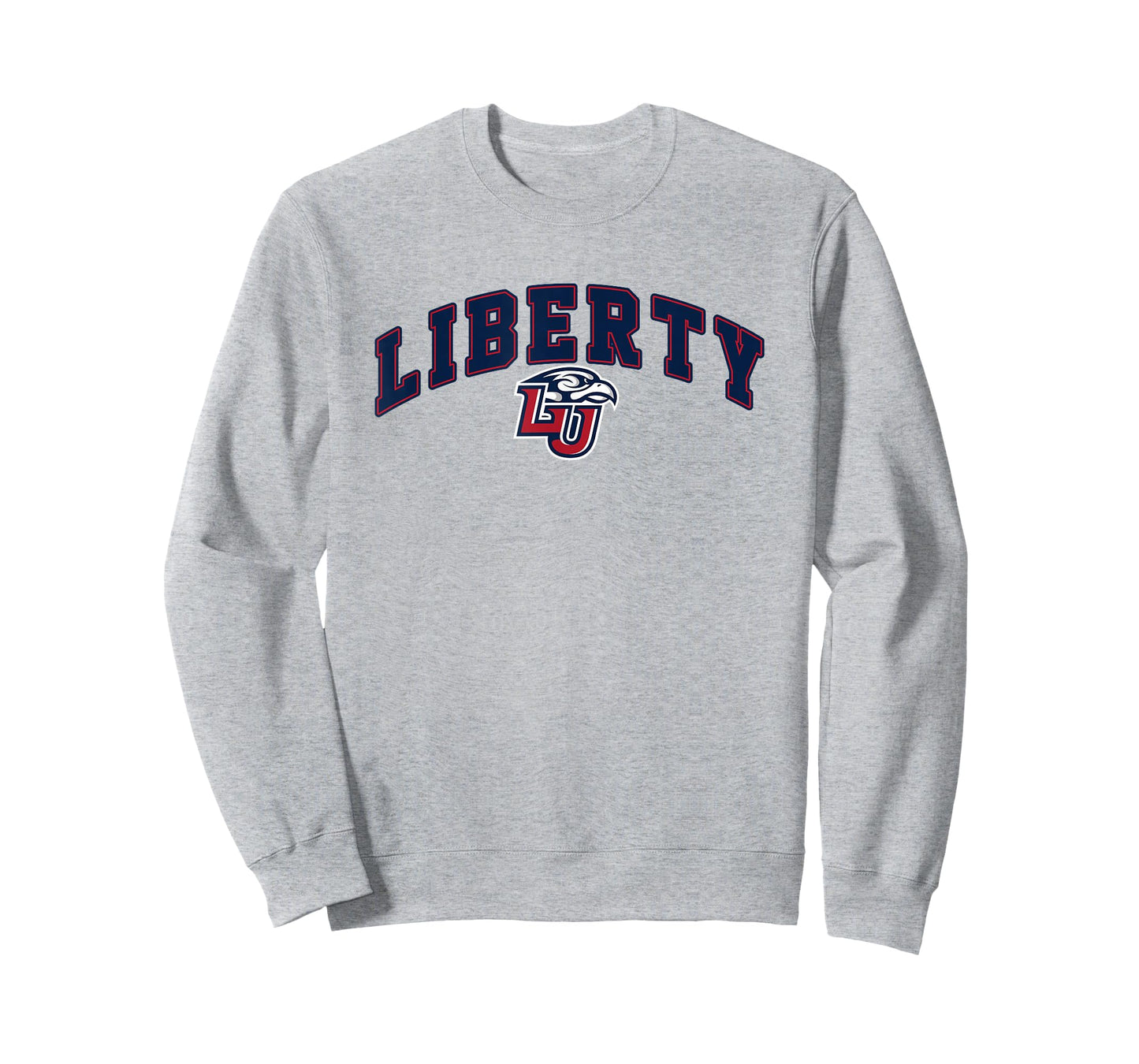 Liberty University Flames Block Stacked T-Shirt