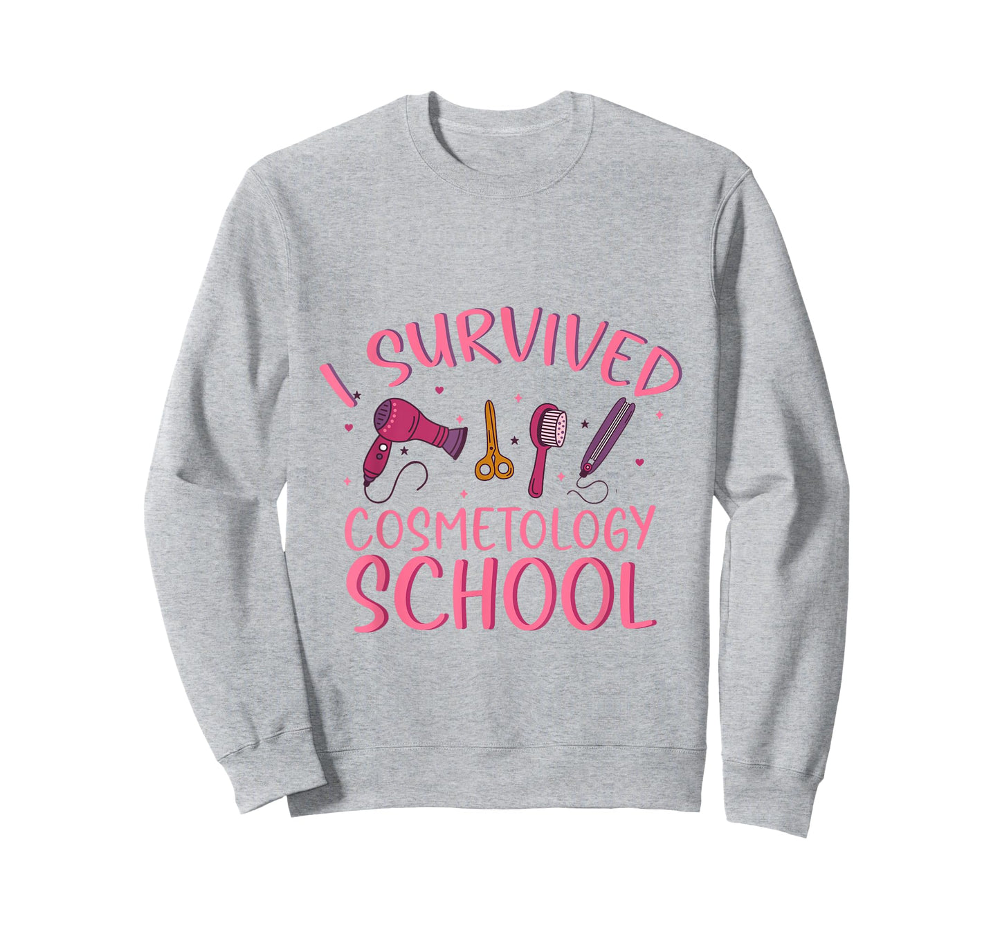 I Survived Cosmetology School Funny Cosmetology Graduate T-Shirt