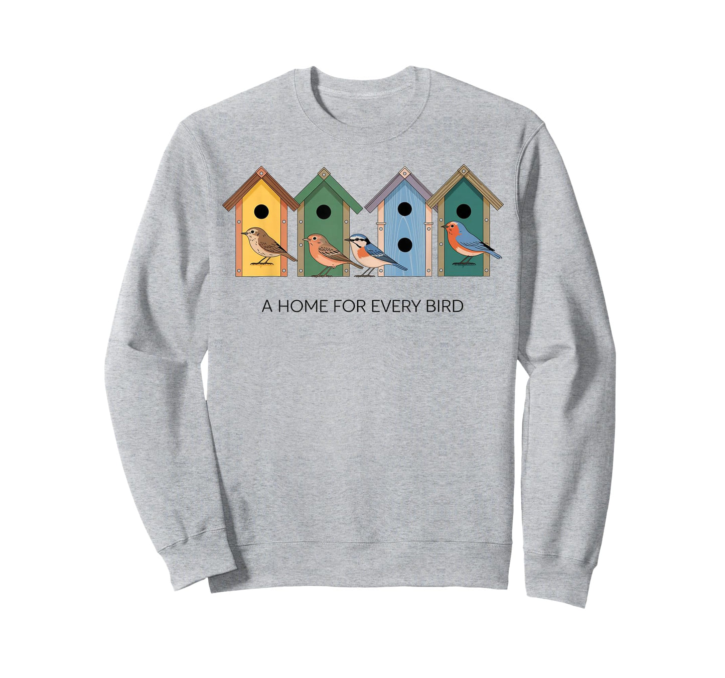 A Home for Every Bird Colorful Birdhouses T-Shirt