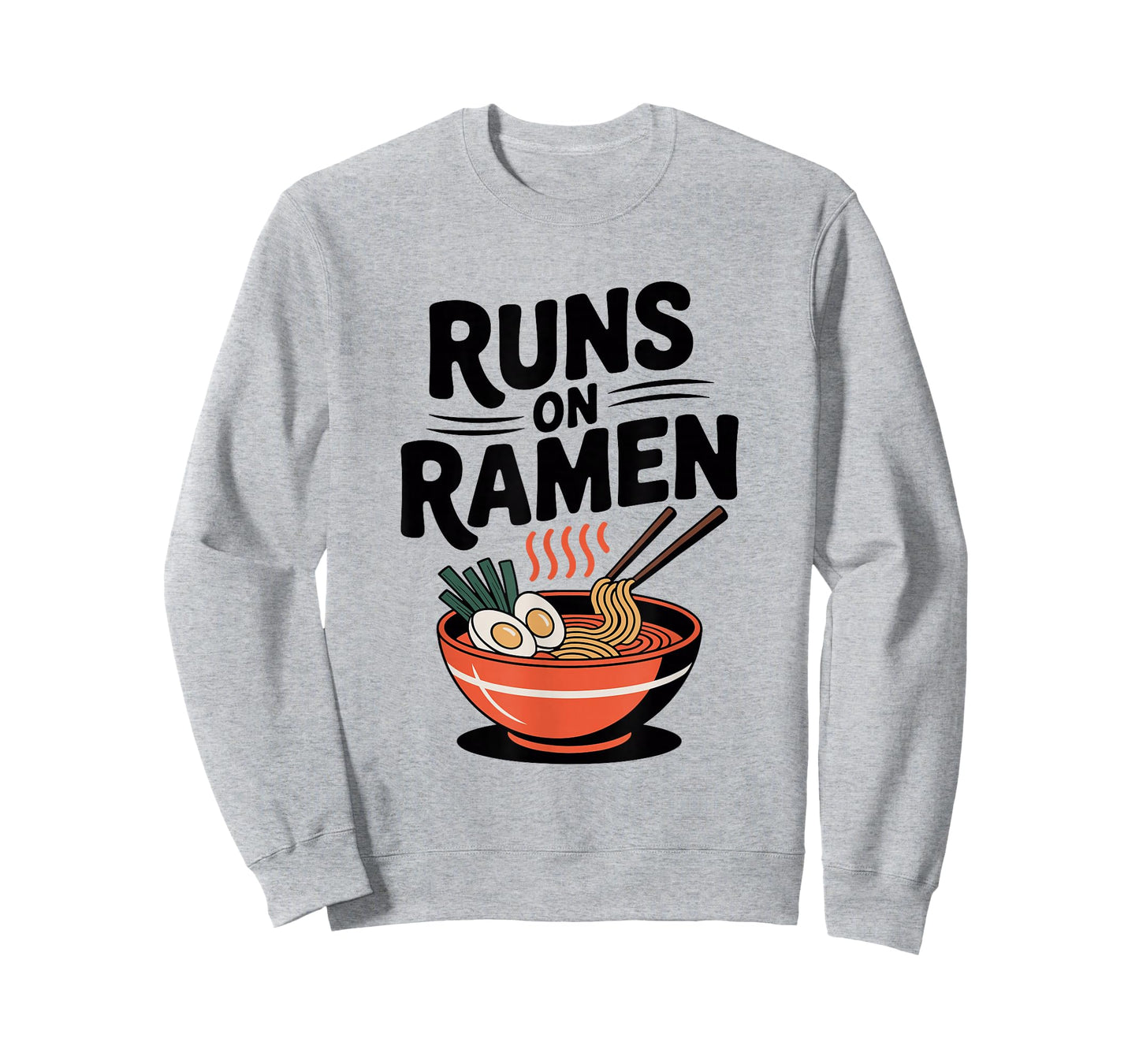 Runs on Ramen Funny Foodie Lover for Ramen Fans T-Shirt