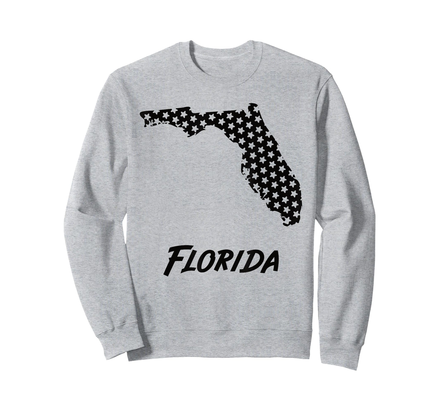 Florida USA State Outline Stars Vintage Retro Design T-Shirt