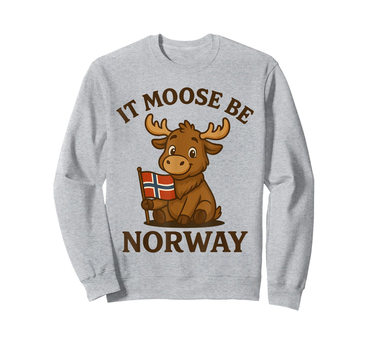 Moose Norway Humor Scandinavian Travel Nordic Wildlife Pun T-Shirt